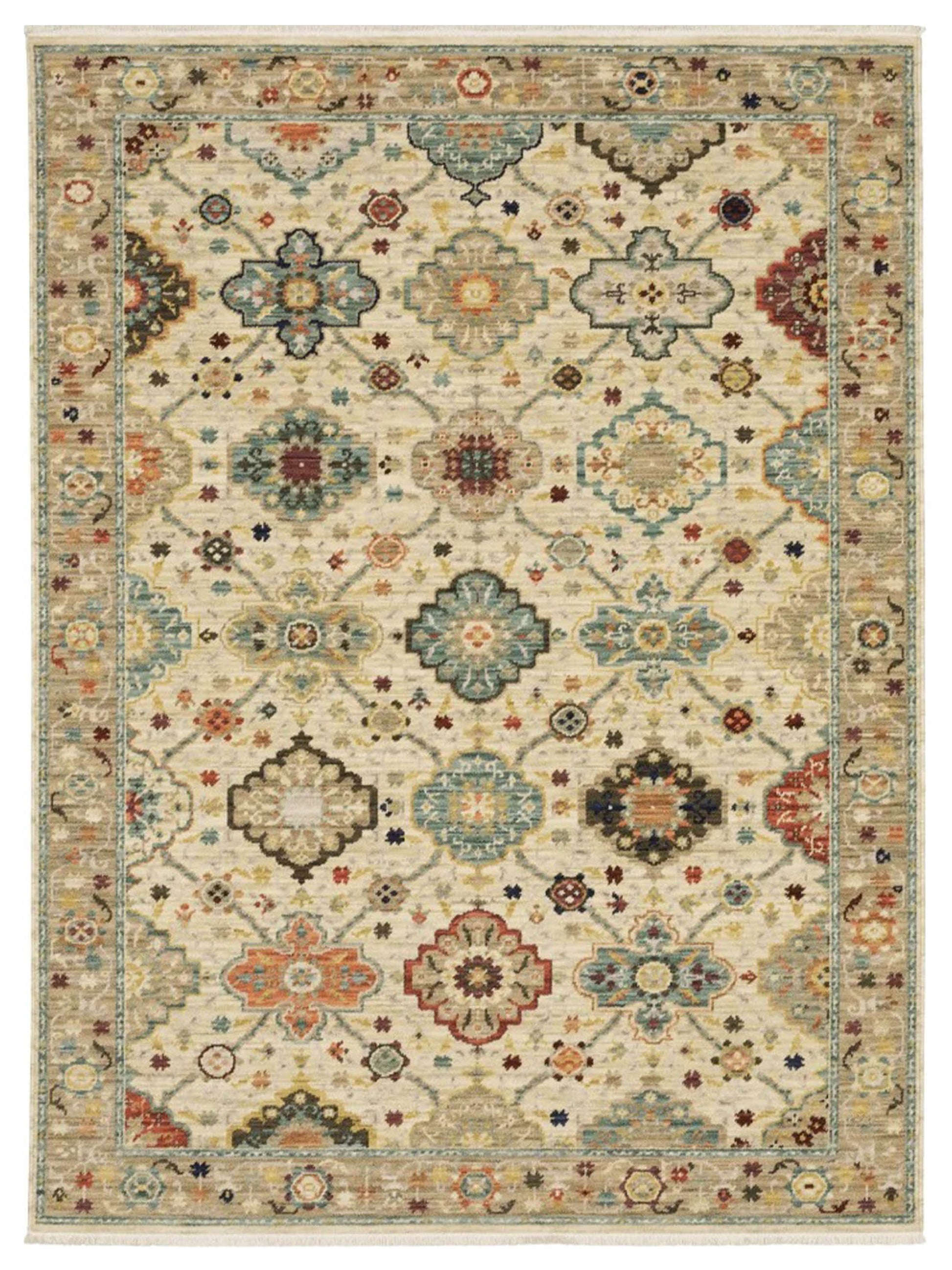 Oriental Weavers LILIHAN 4601W Beige Traditional Machinemade Rug