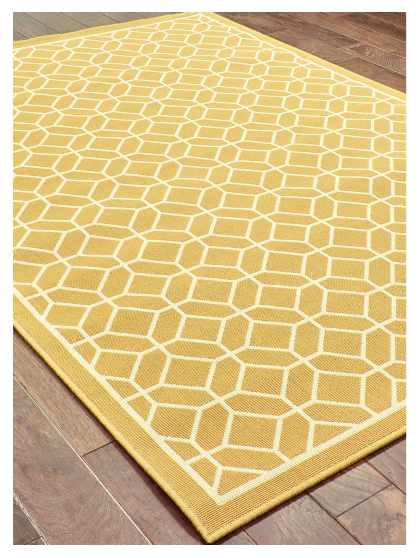 Oriental Weavers Riviera 4771H Gold Ivory Outdoor Machinemade Rug