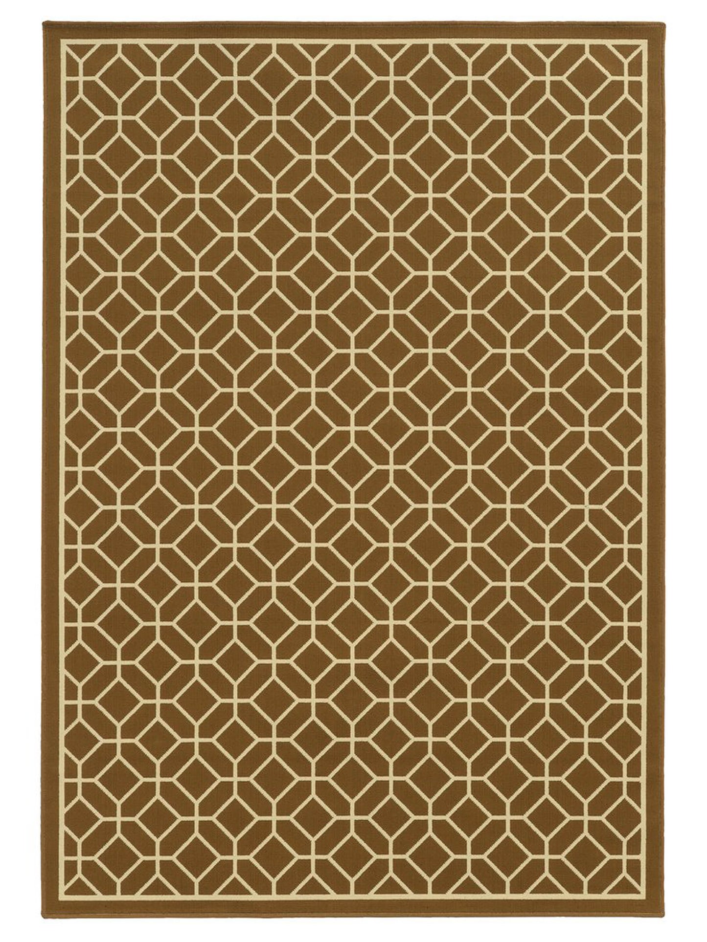 Oriental Weavers Riviera 4771L Brown Outdoor Machinemade Rug