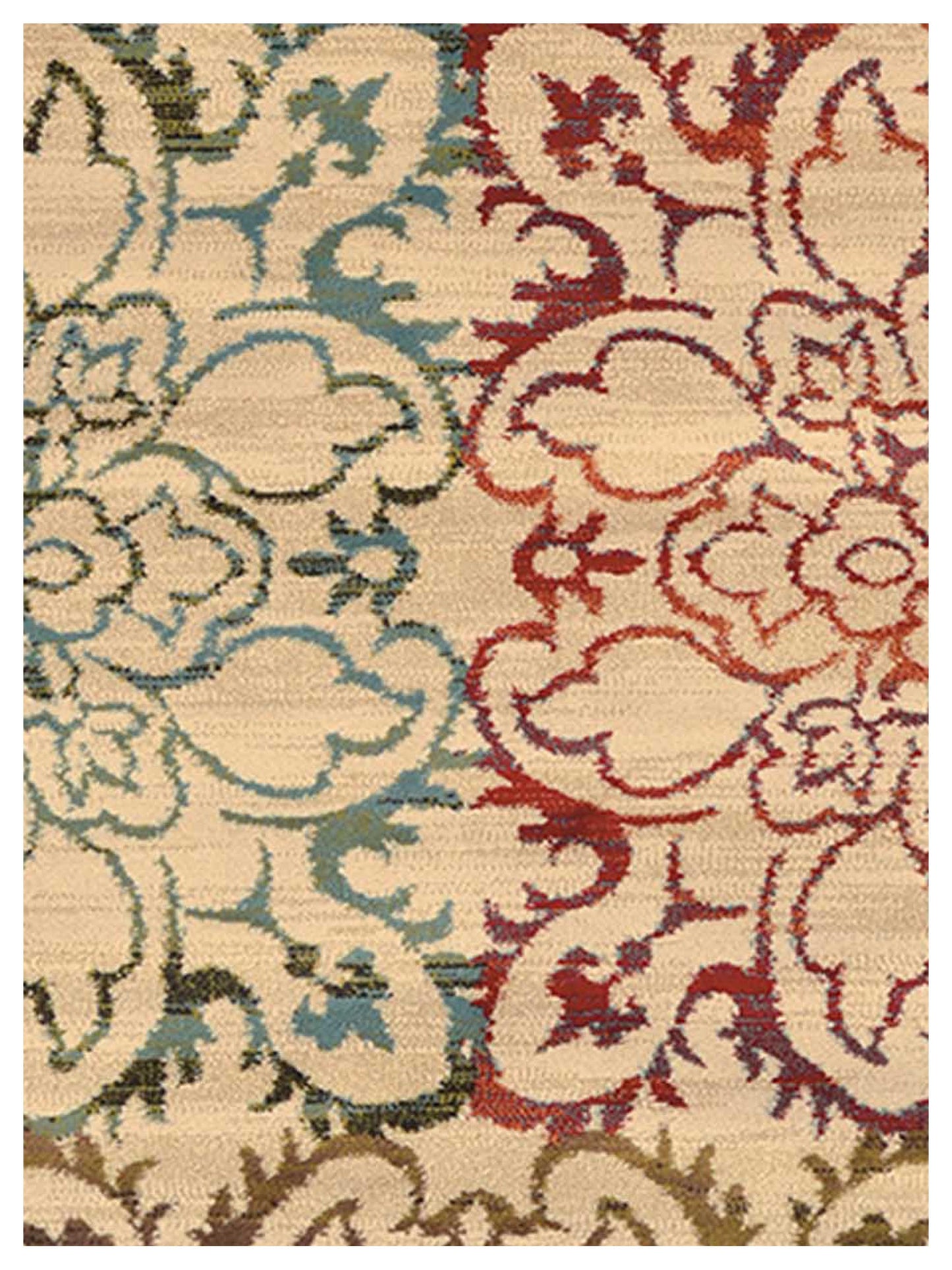 Oriental Weavers EMERSON 4872A Ivory Multi Casual Machinemade Rug