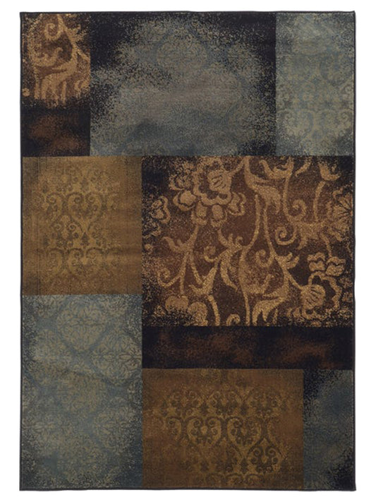 Oriental Weavers Hudson 4878B Blue Casual Loom Rug