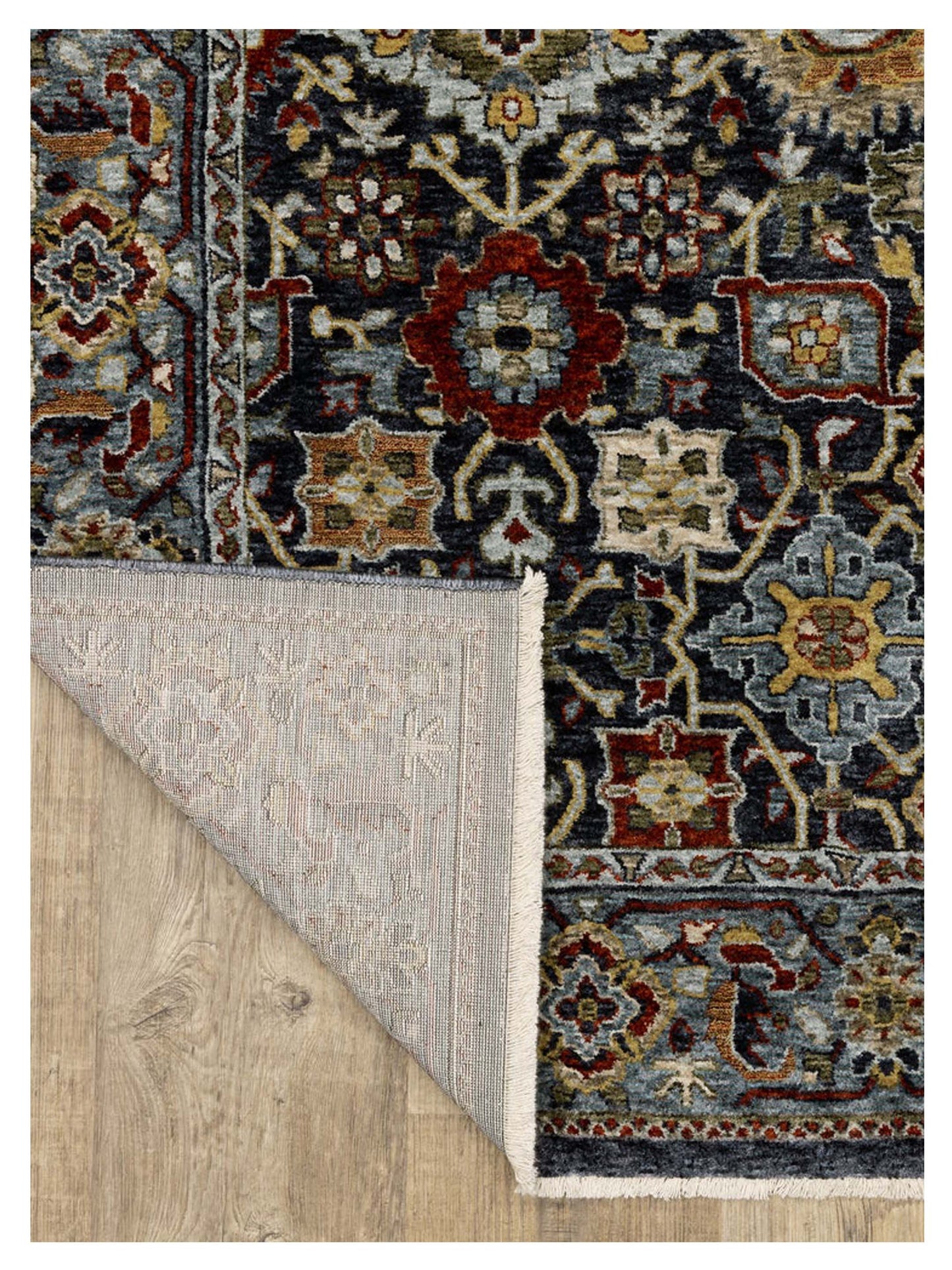 Oriental Weavers ABERDEEN 4922D Blue Multi Traditional Machinemade Rug