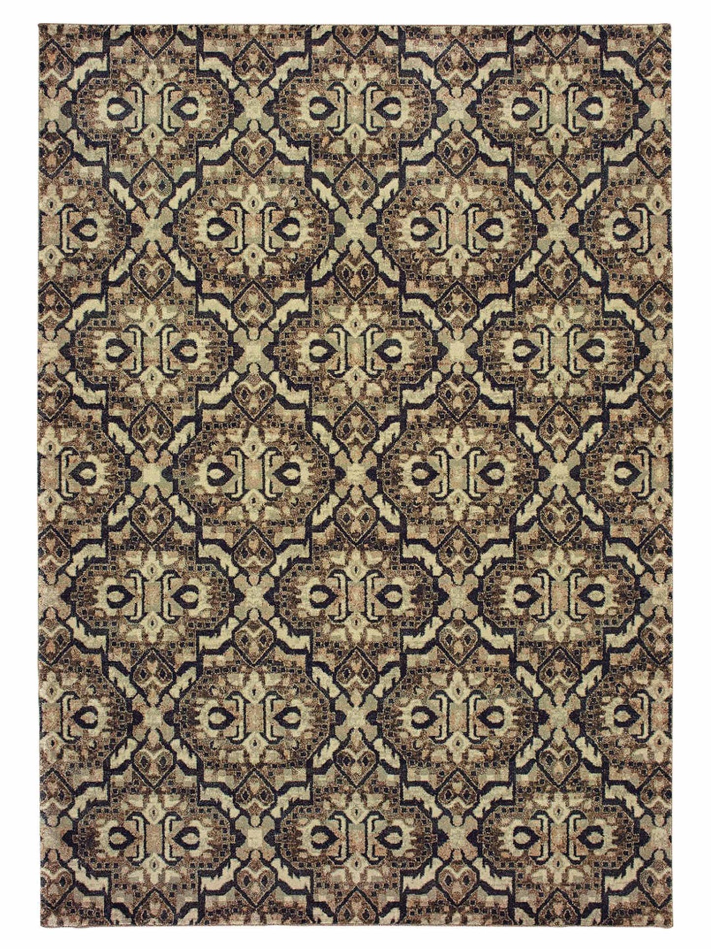 Oriental Weavers RALEIGH 4927K Brown Casual Machinemade Rug