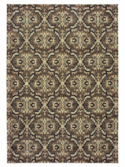 Oriental Weavers RALEIGH 4927K Brown Casual Machinemade Rug