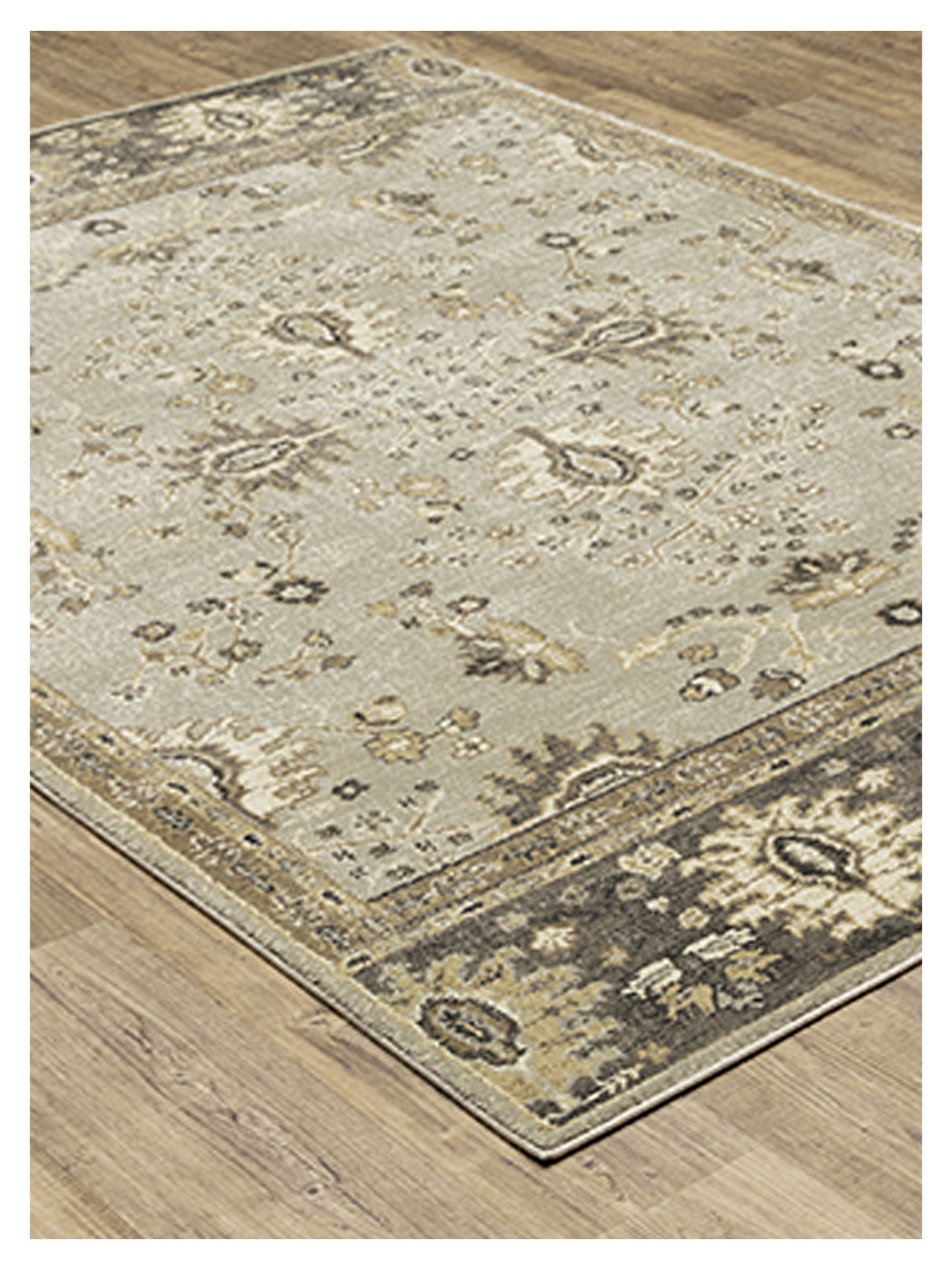 Oriental Weavers FLORENCE 4928C Blue Brown Traditional Machinemade Rug