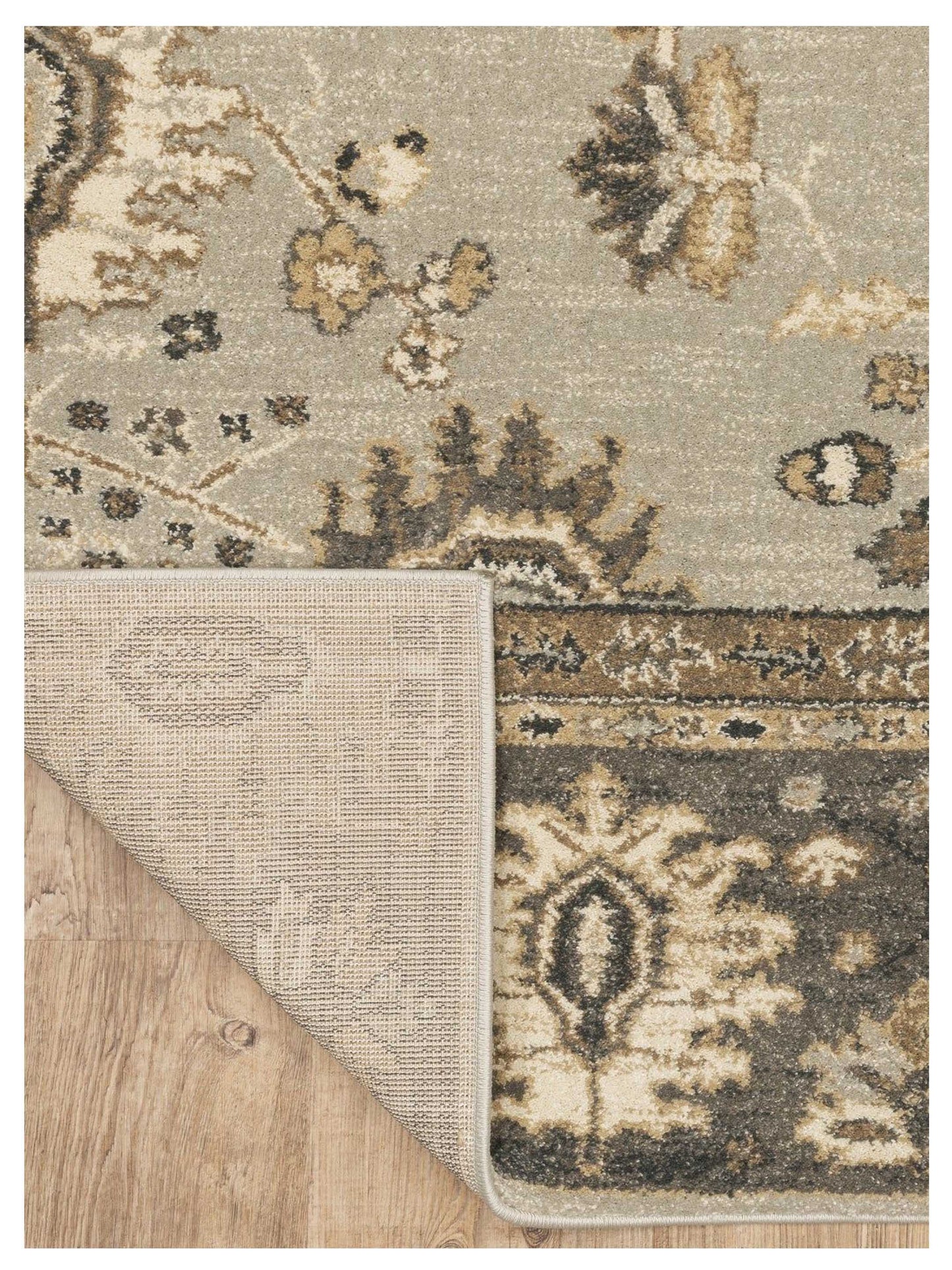 Oriental Weavers FLORENCE 4928C Blue Brown Traditional Machinemade Rug