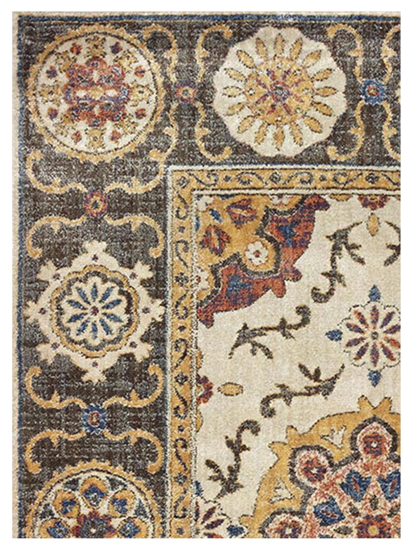 Oriental Weavers Pandora 4929X Ivory Brown Casual Machinemade Rug