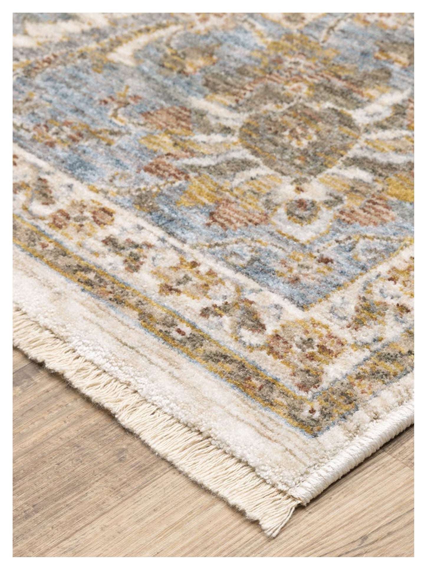 Oriental Weavers Maharaja 5091Z Ivory Blue Traditional Machinemade Rug