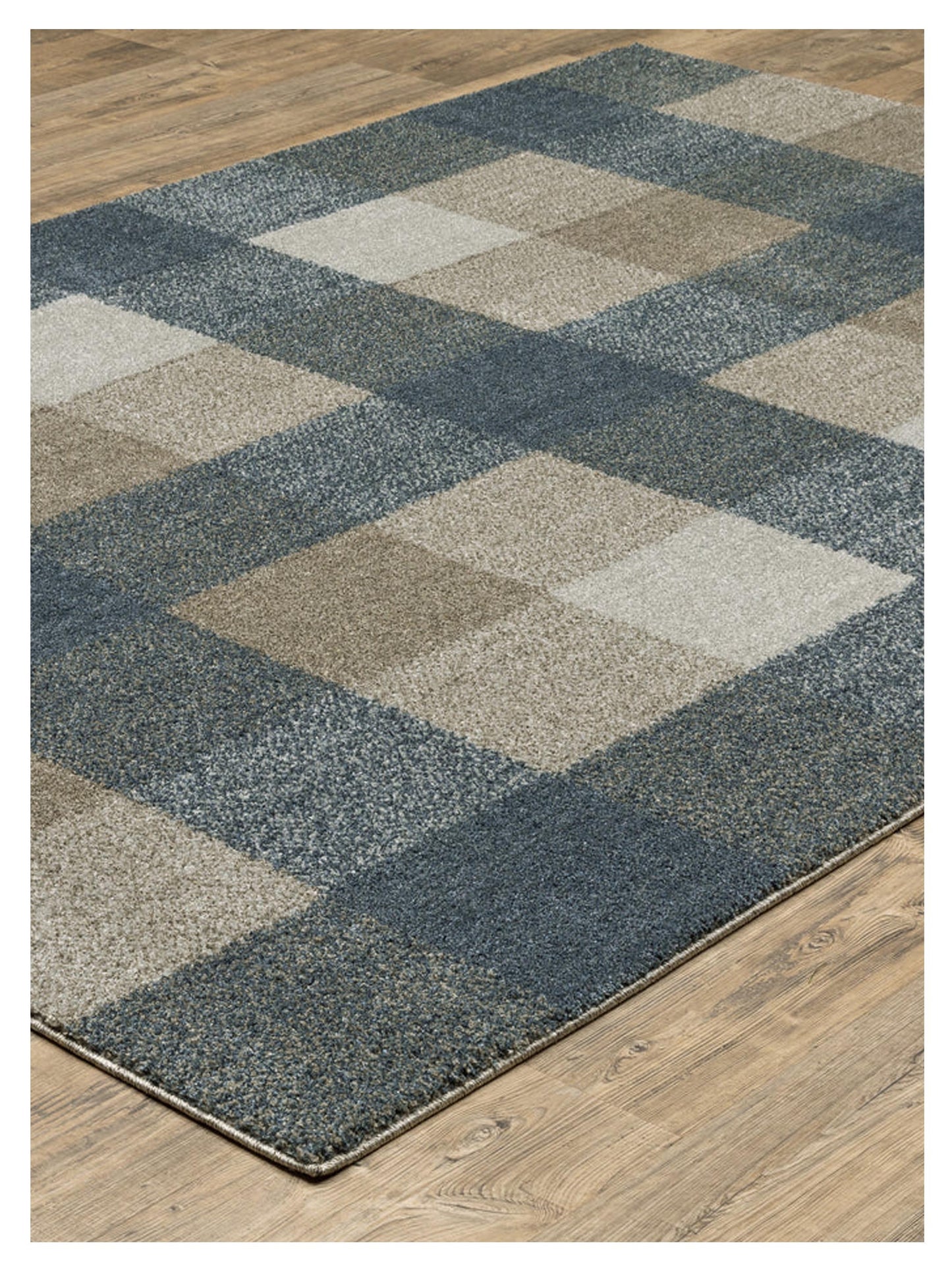 Oriental Weavers ALTON 5093X Blue Beige Casual Machinemade Rug