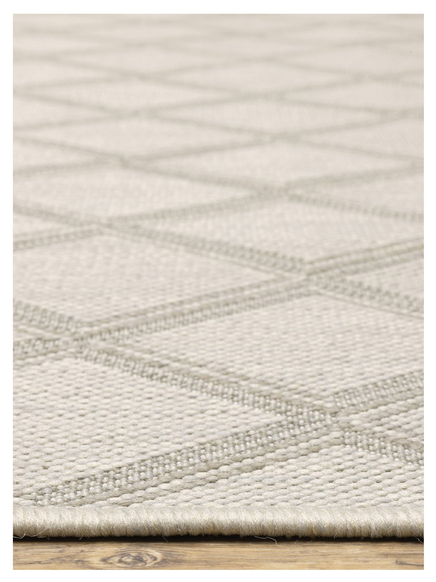 Oriental Weavers PORTOFINO 5098W Ivory Grey Outdoor Machinemade Rug