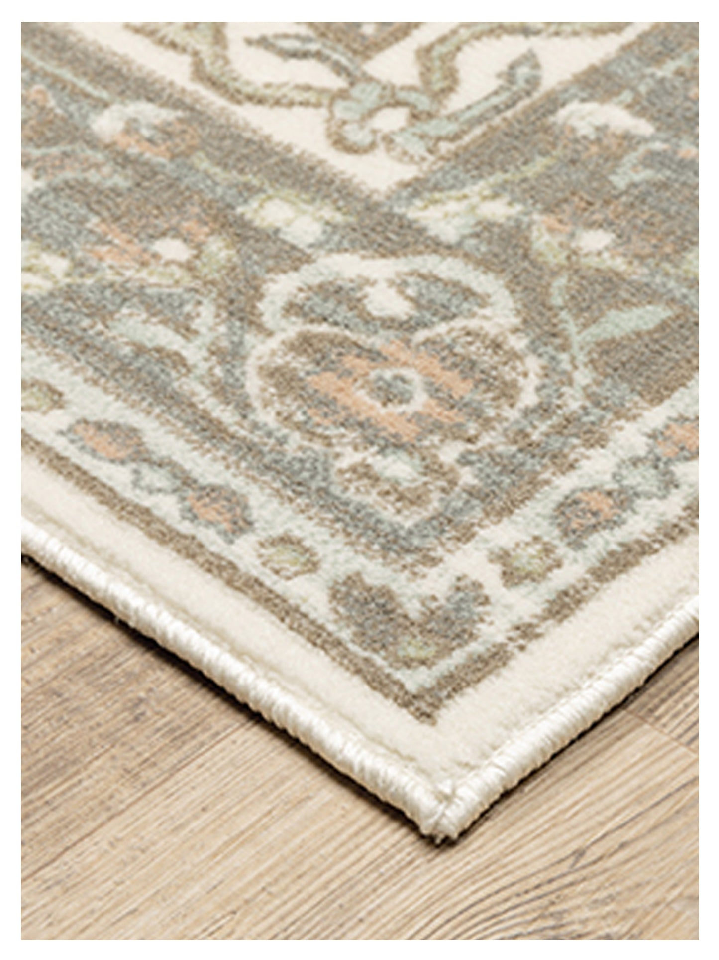 Oriental Weavers CAPISTRANO 511E1 Ivory Grey Traditional Machinemade Rug