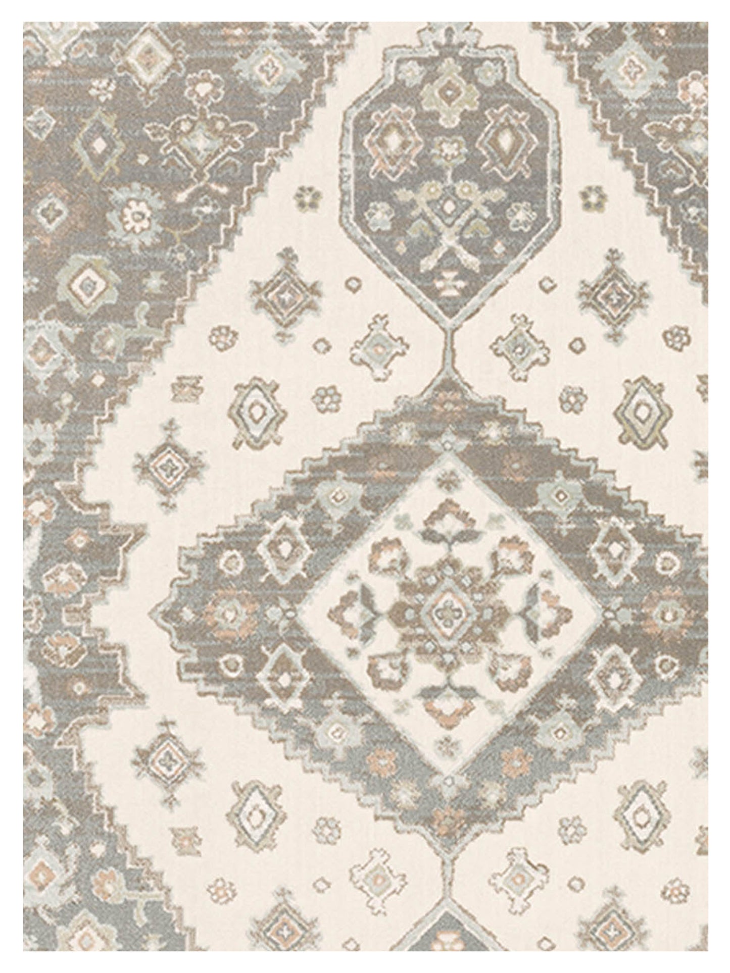 Oriental Weavers CAPISTRANO 511E1 Ivory Grey Traditional Machinemade Rug