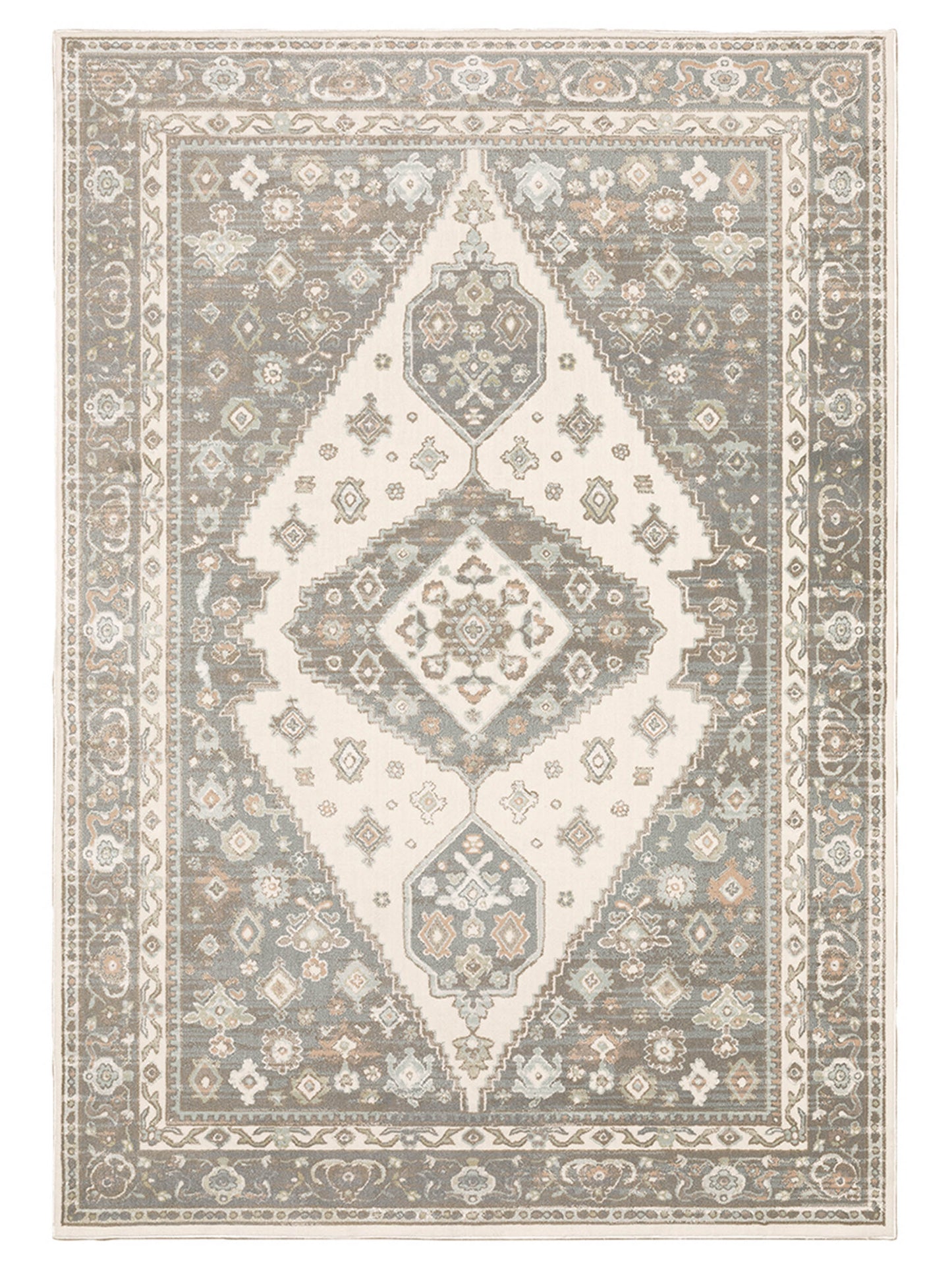 Oriental Weavers CAPISTRANO 511E1 Ivory Traditional Machinemade Rug