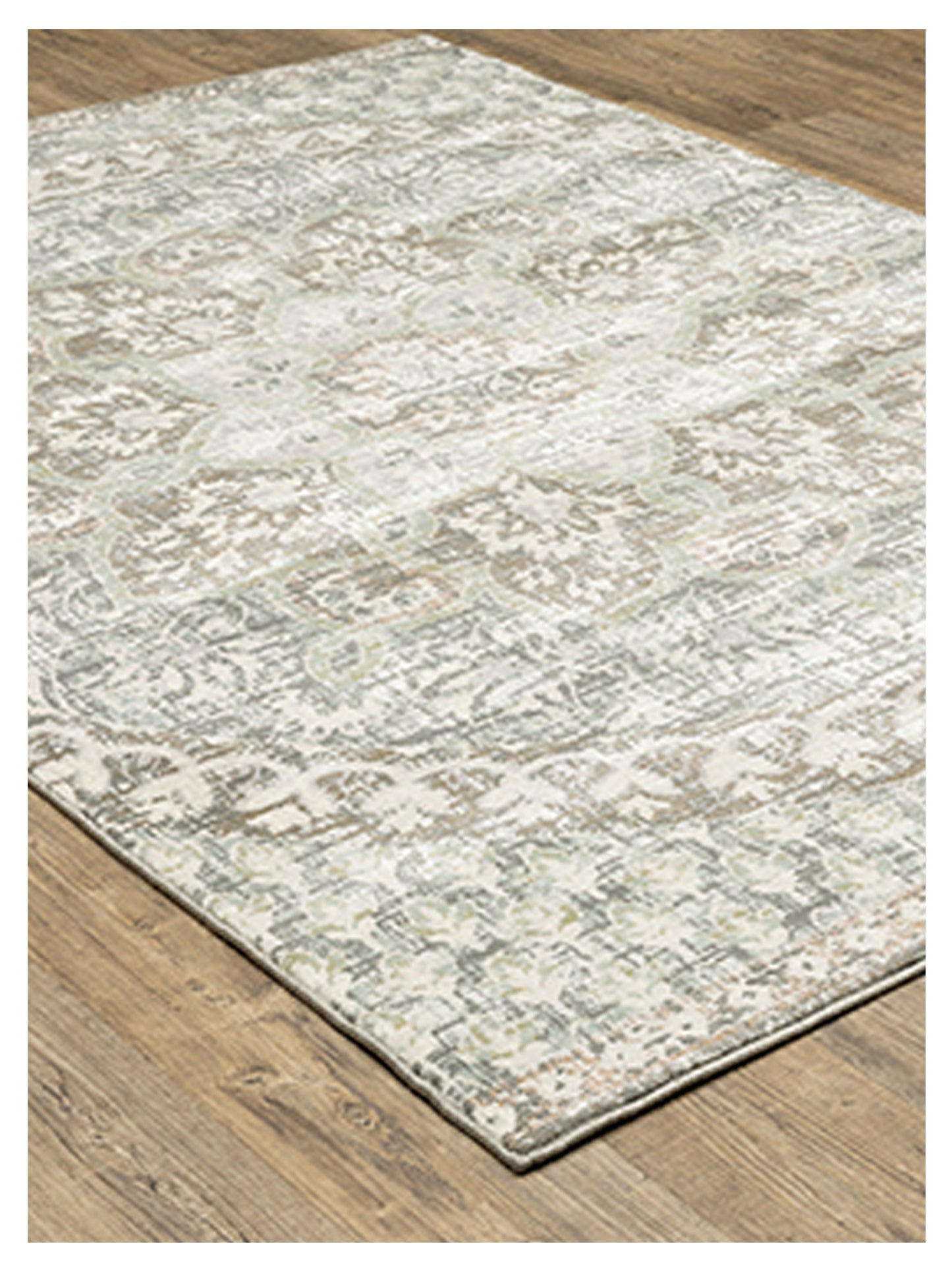 Oriental Weavers CAPISTRANO 517B1 Ivory Grey Casual Machinemade Rug