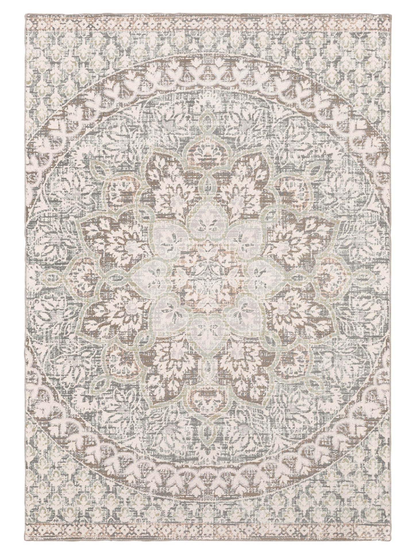 Oriental Weavers CAPISTRANO 517B1 Ivory Casual Machinemade Rug