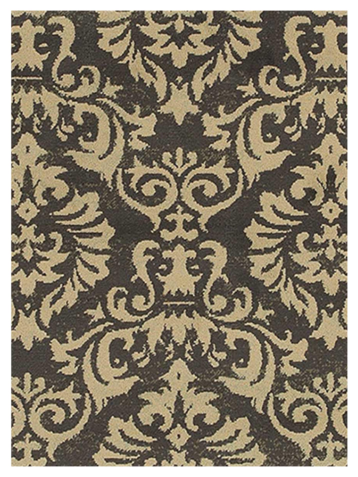 Oriental Weavers BRENTWOOD 530K9 Charcoal Ivory Casual Machinemade Rug