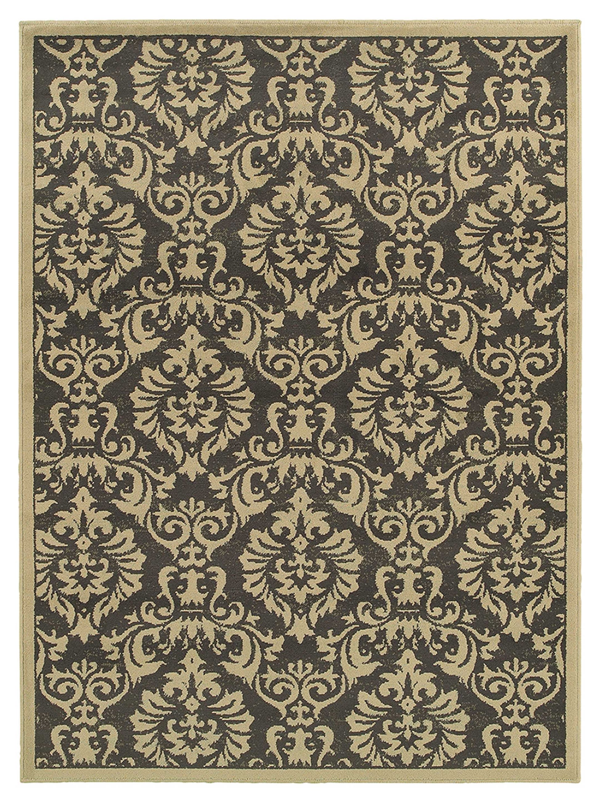 Oriental Weavers BRENTWOOD 530K9 Charcoal Casual Machinemade Rug