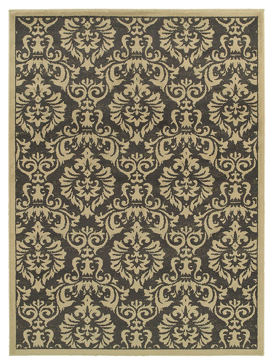 Oriental Weavers BRENTWOOD 530K9 Charcoal Casual Machinemade Rug