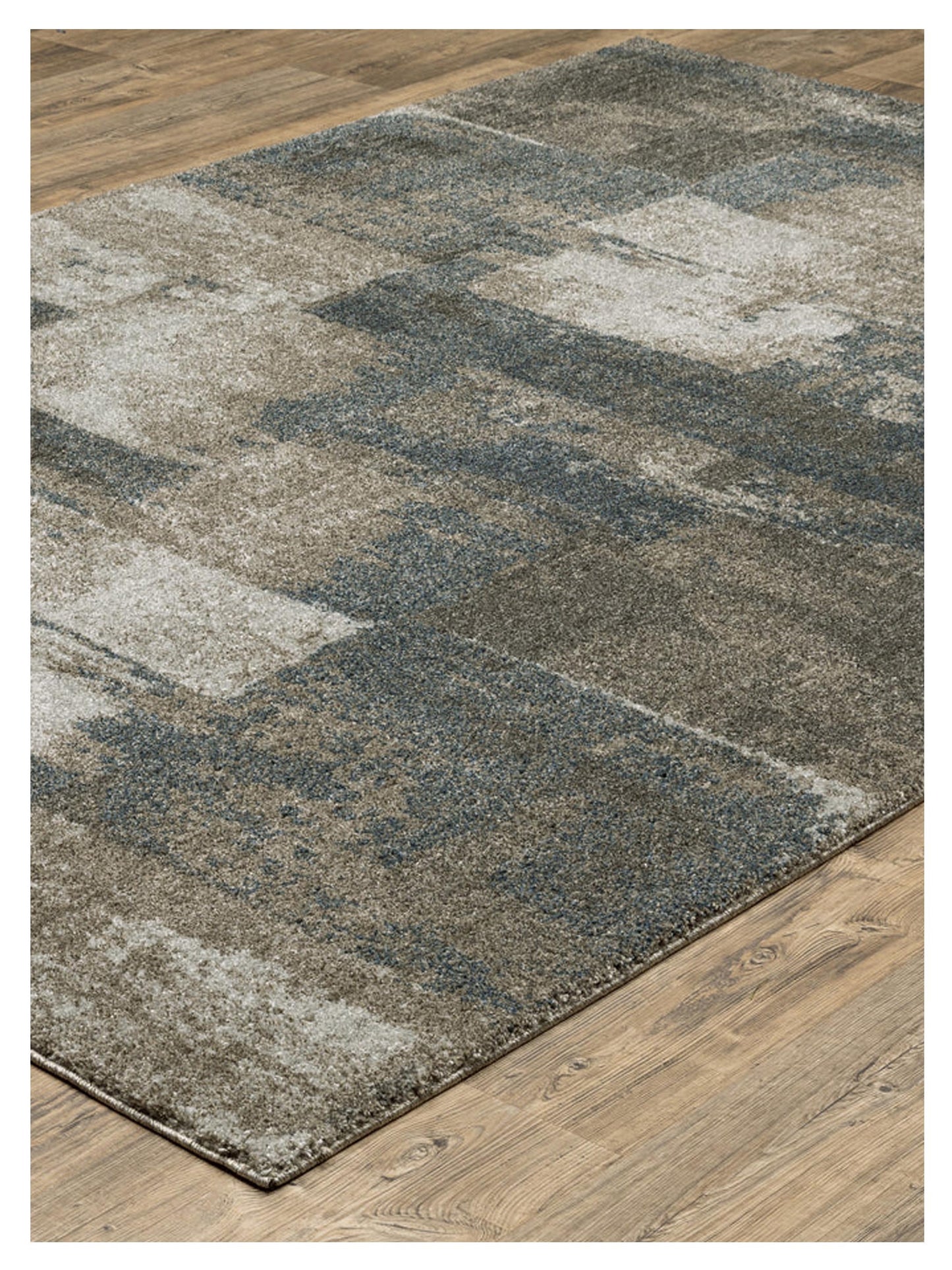 Oriental Weavers ALTON 532B9 Blue Brown Contemporary Machinemade Rug