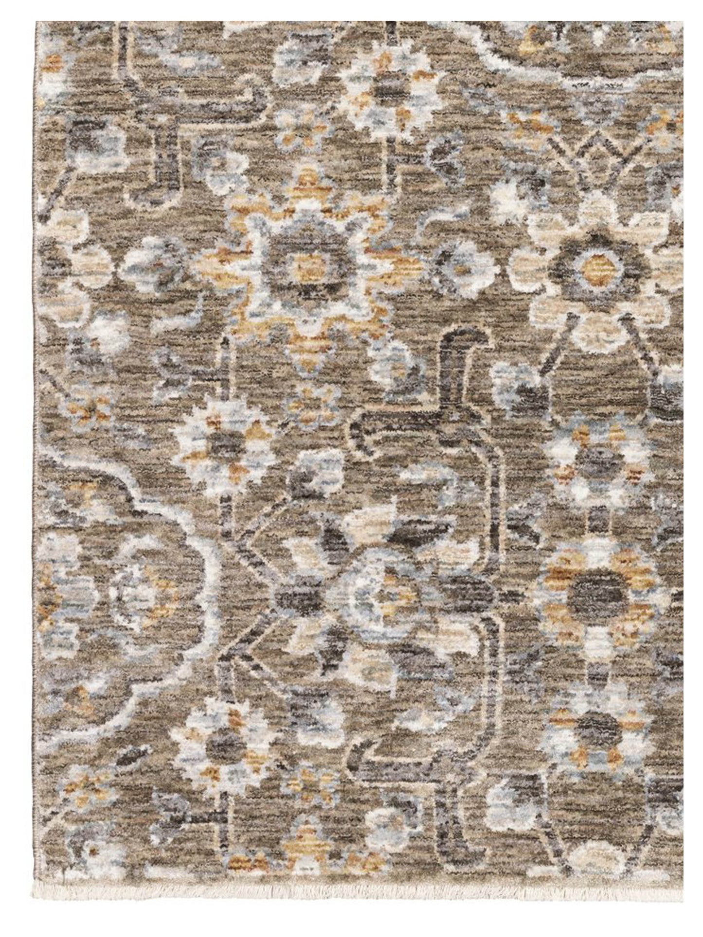 Oriental Weavers Maharaja 532D1 Grey Gold Casual Machinemade Rug