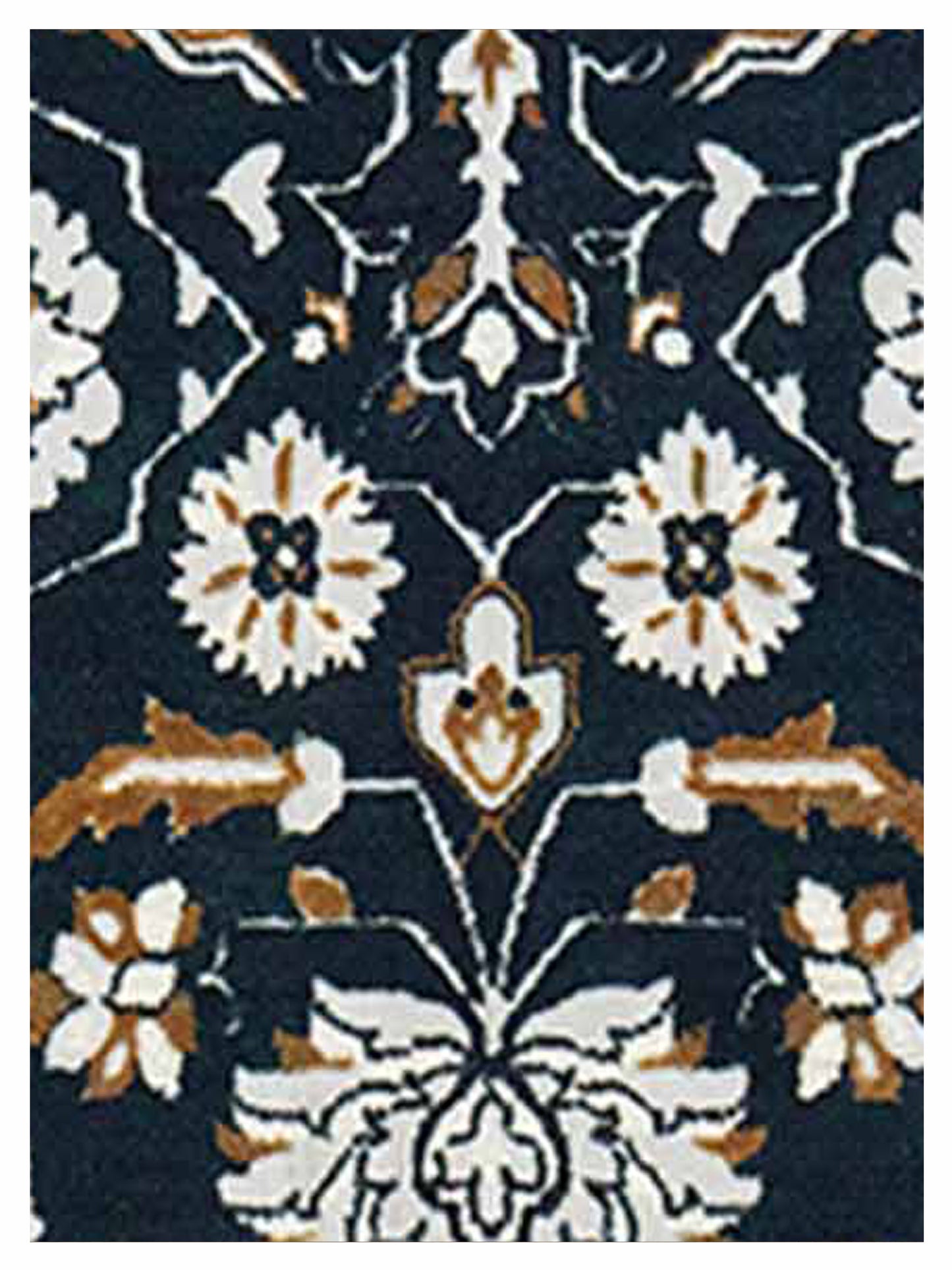 Oriental Weavers BOWEN 534L2 Navy Gold Traditional Machinemade Rug