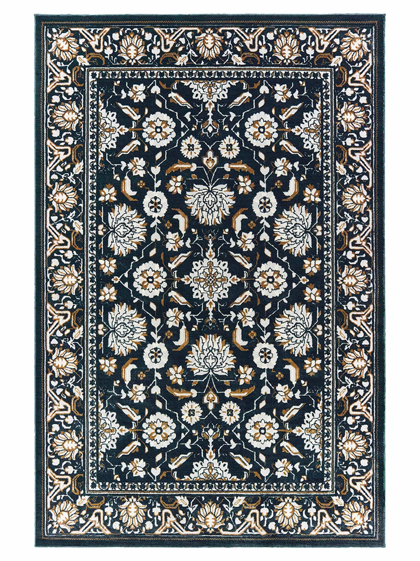 Oriental Weavers BOWEN 534L2 Navy Traditional Machinemade Rug