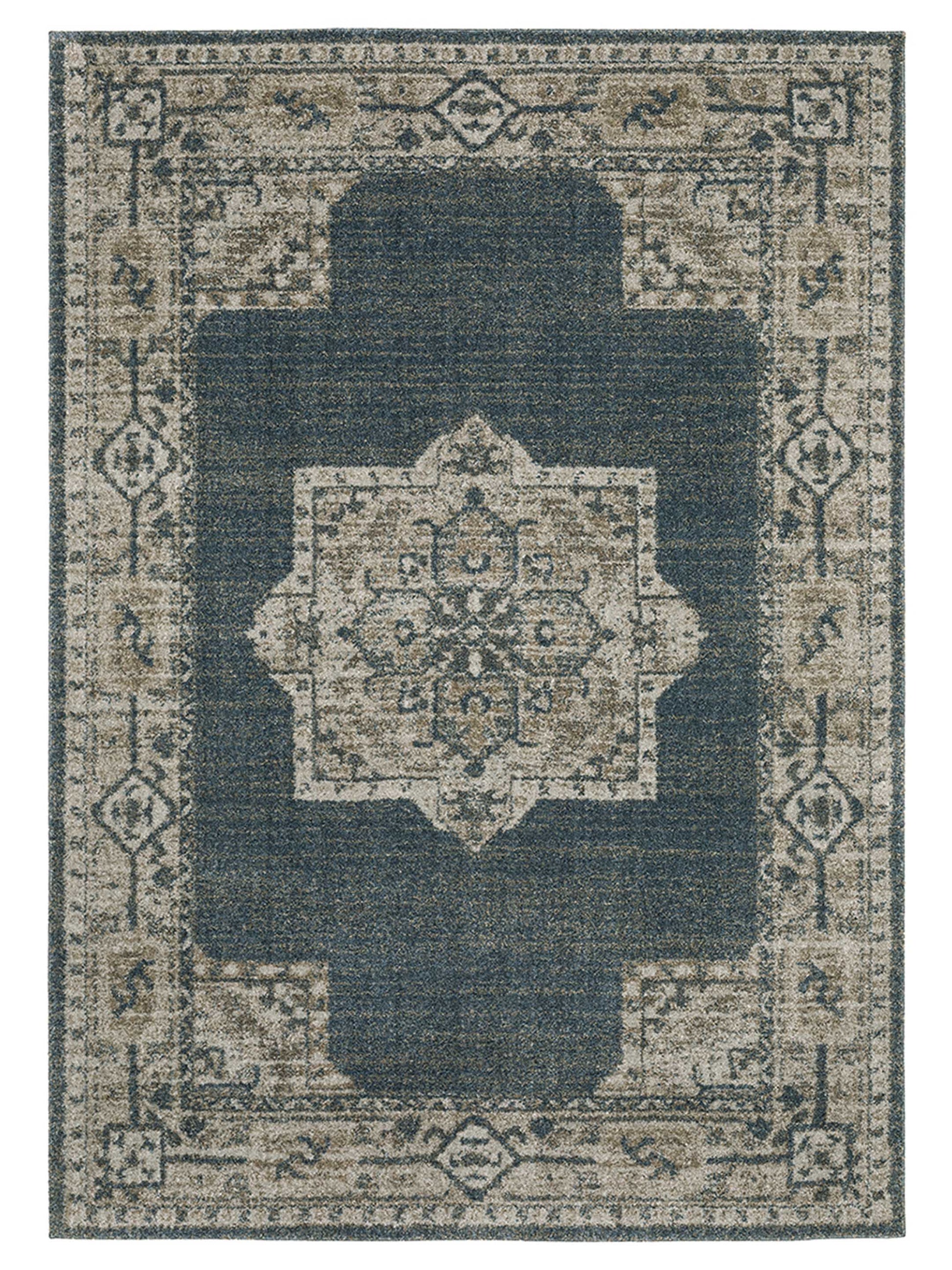 Oriental Weavers ALTON 5501B Blue Traditional Machinemade Rug