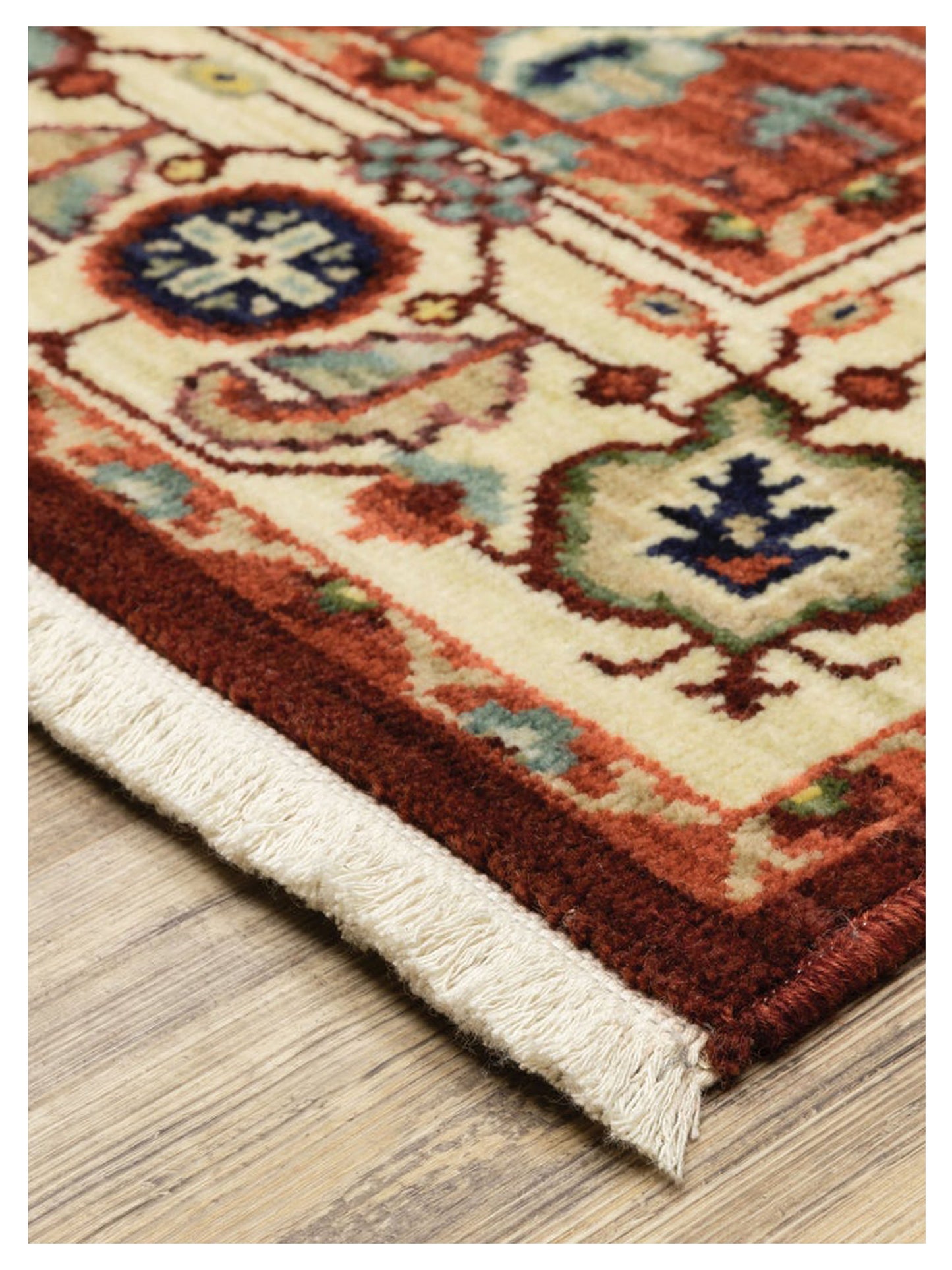 Oriental Weavers LILIHAN 5502C Red Ivory Traditional Machinemade Rug