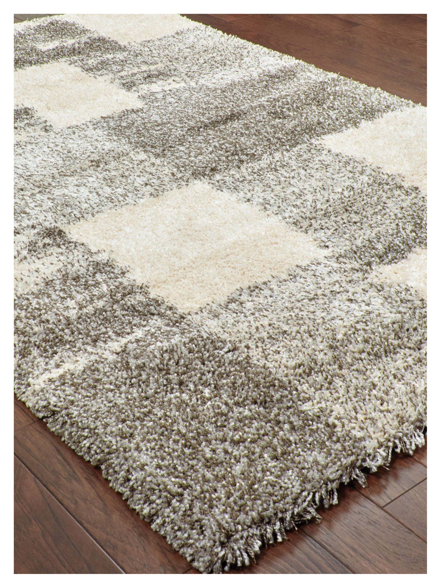 Oriental Weavers Henderson 5502H Ivory Grey Shag Machinemade Rug