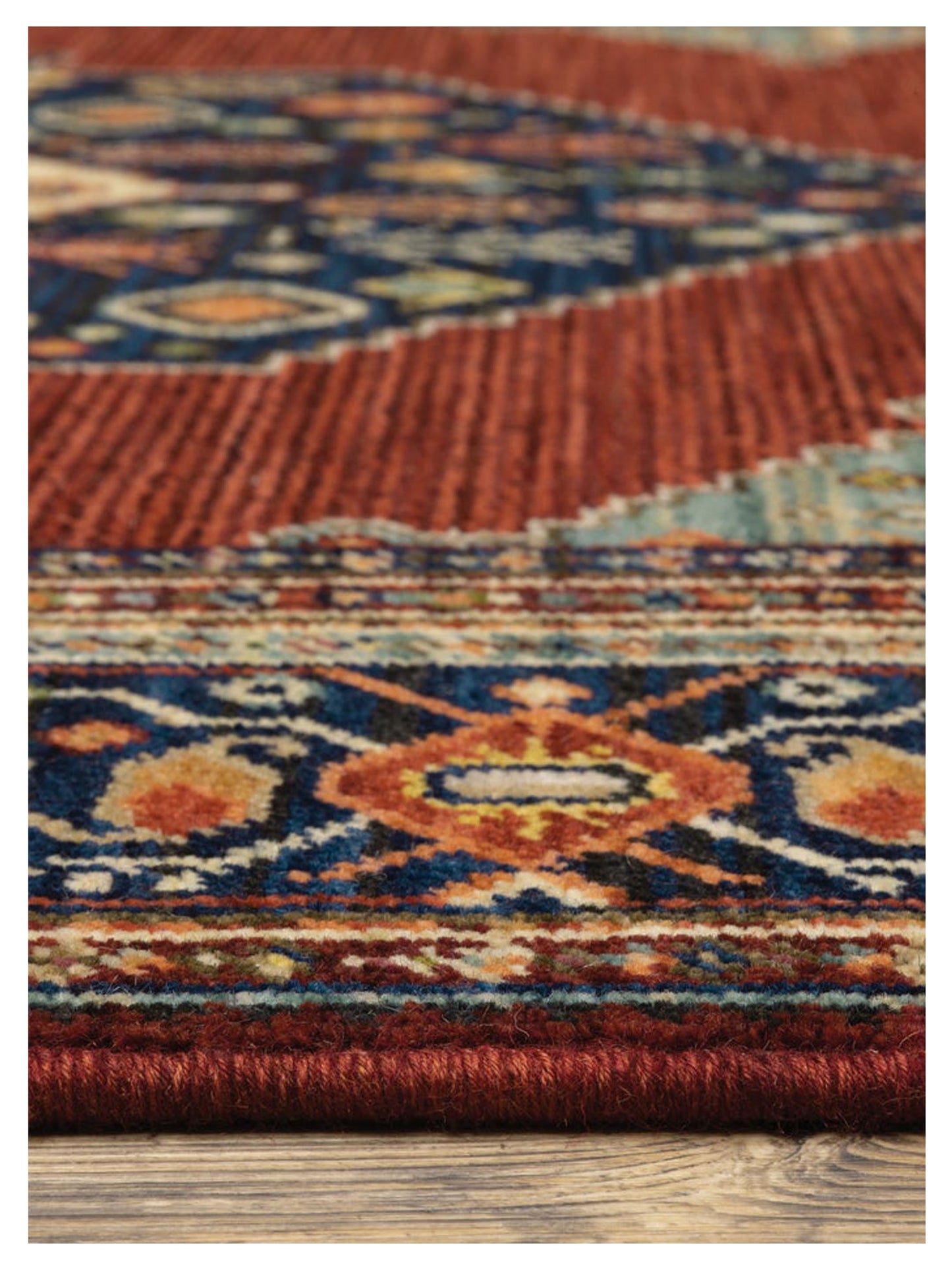 Oriental Weavers LILIHAN 5503M Red Blue Traditional Machinemade Rug