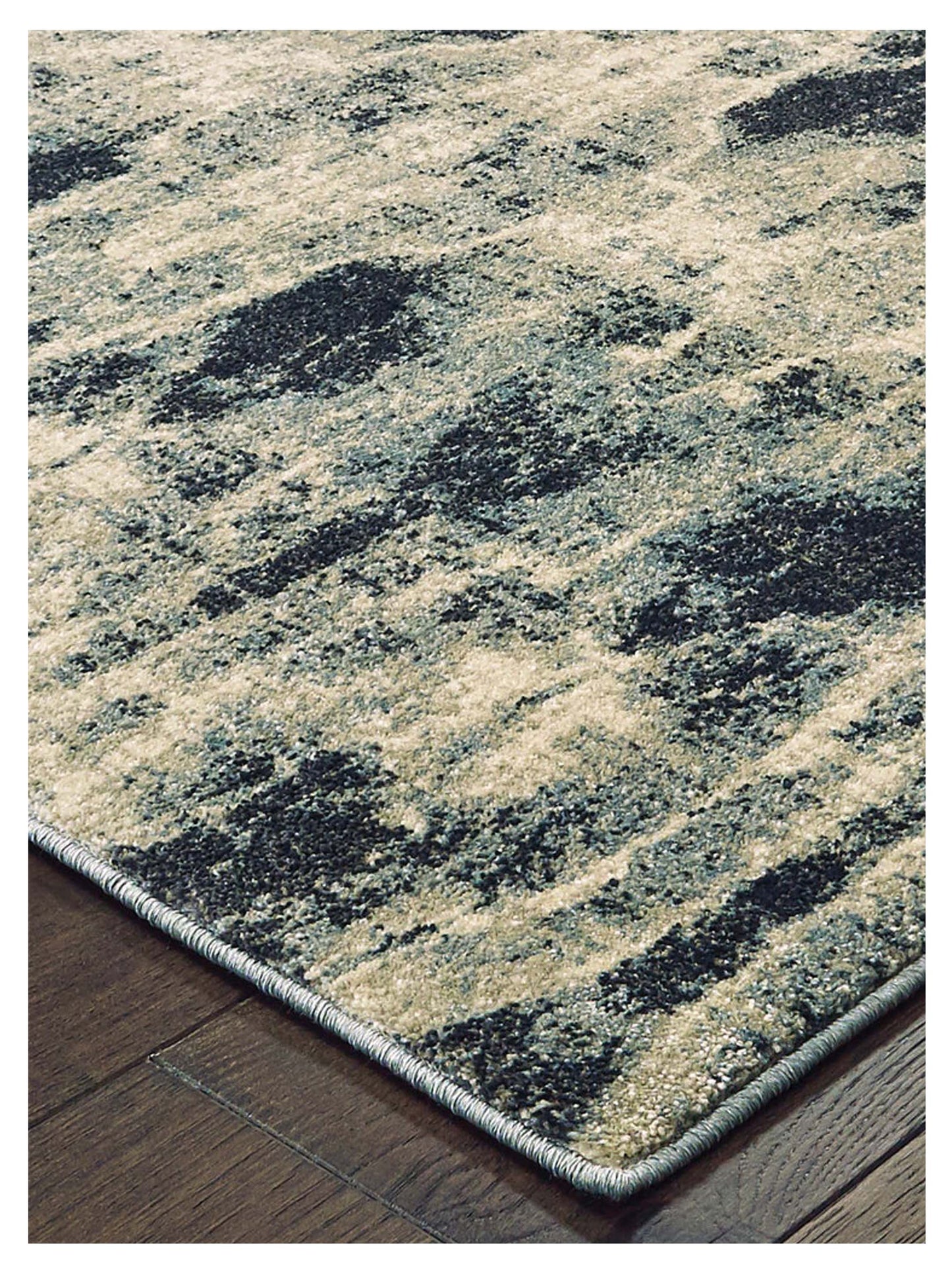 Oriental Weavers RALEIGH 5507B Grey Blue Casual Machinemade Rug