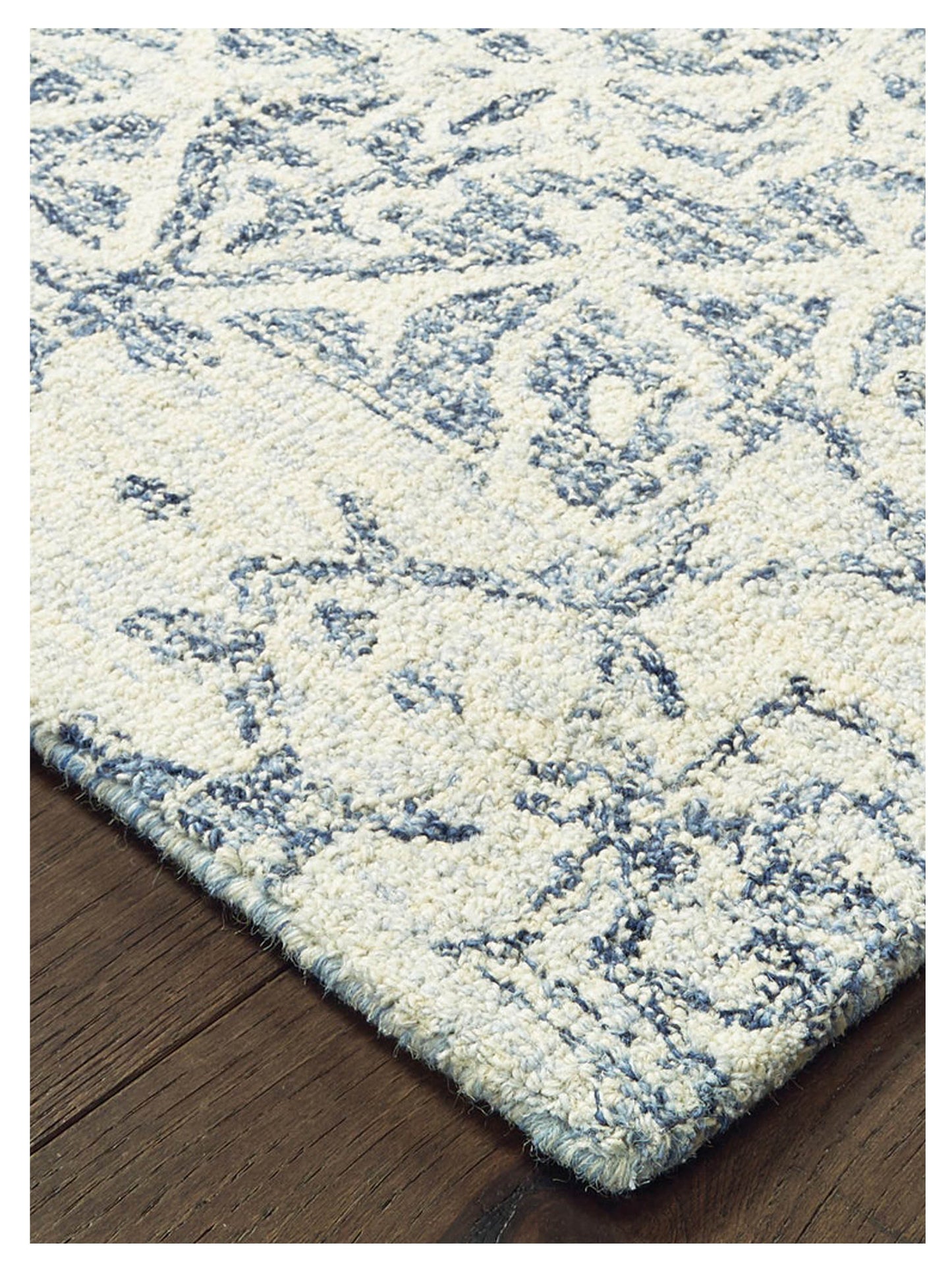 Oriental Weavers TALLAVERA 55603 Blue Ivory Casual Tufted Rug