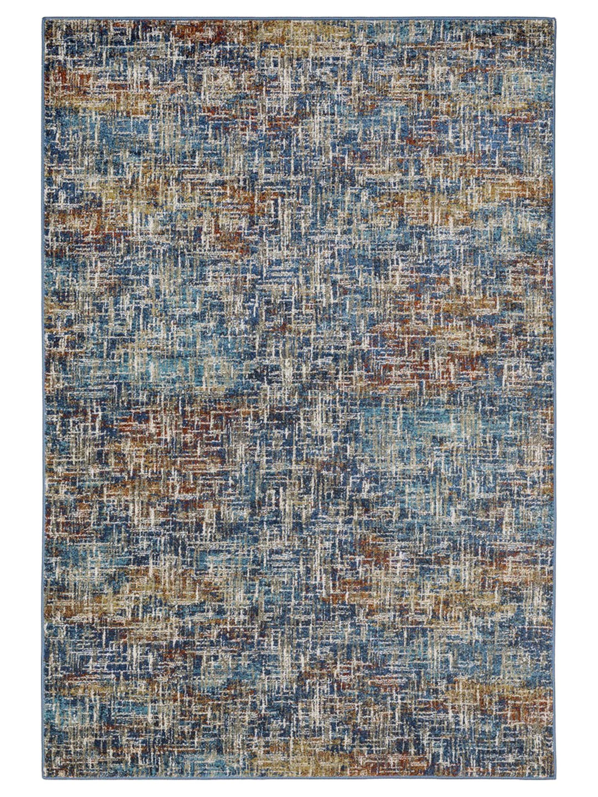 Oriental Weavers VENICE 5573X Blue Multi Casual Machinemade Rug - Rugs - Oriental Weavers - Atlanta Designer Rugs