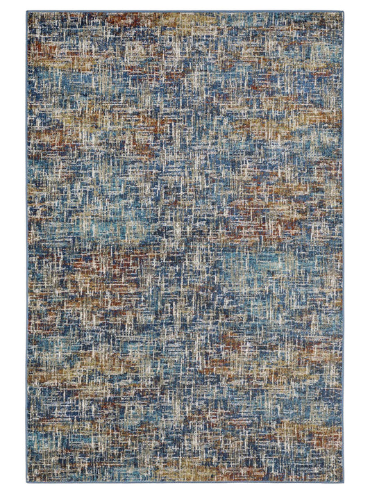 Oriental Weavers VENICE 5573X Blue Multi Casual Machinemade Rug - Rugs - Oriental Weavers - Atlanta Designer Rugs