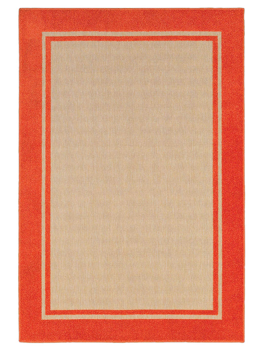 Oriental Weavers CAYMAN 5594Q Sand Outdoor Machinemade Rug