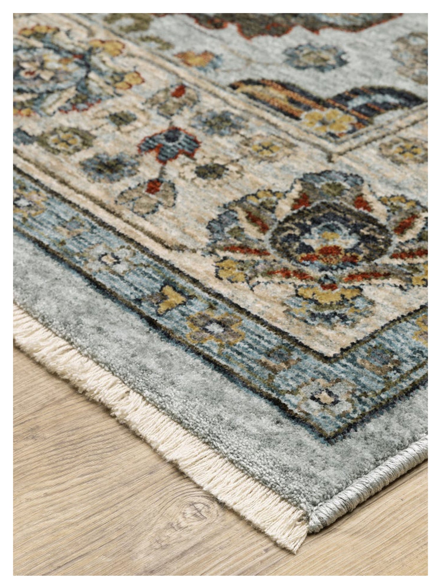 Oriental Weavers ABERDEEN 561W1 Blue Ivory Traditional Machinemade Rug