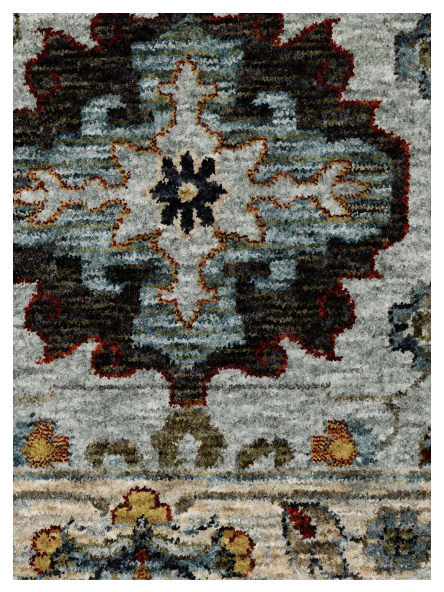 Oriental Weavers ABERDEEN 561W1 Blue Ivory Traditional Machinemade Rug