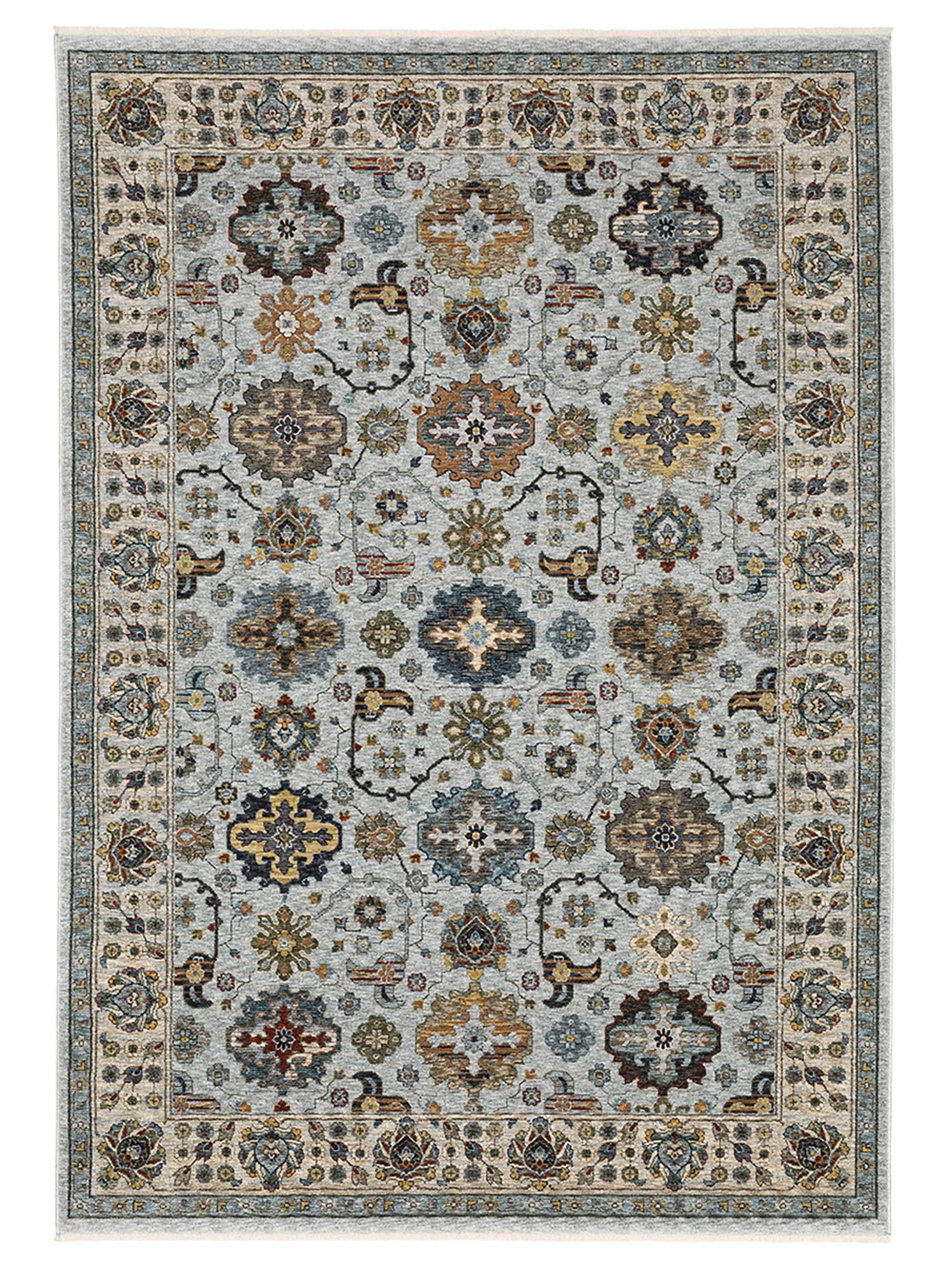 Oriental Weavers ABERDEEN 561W1 Blue Traditional Machinemade Rug