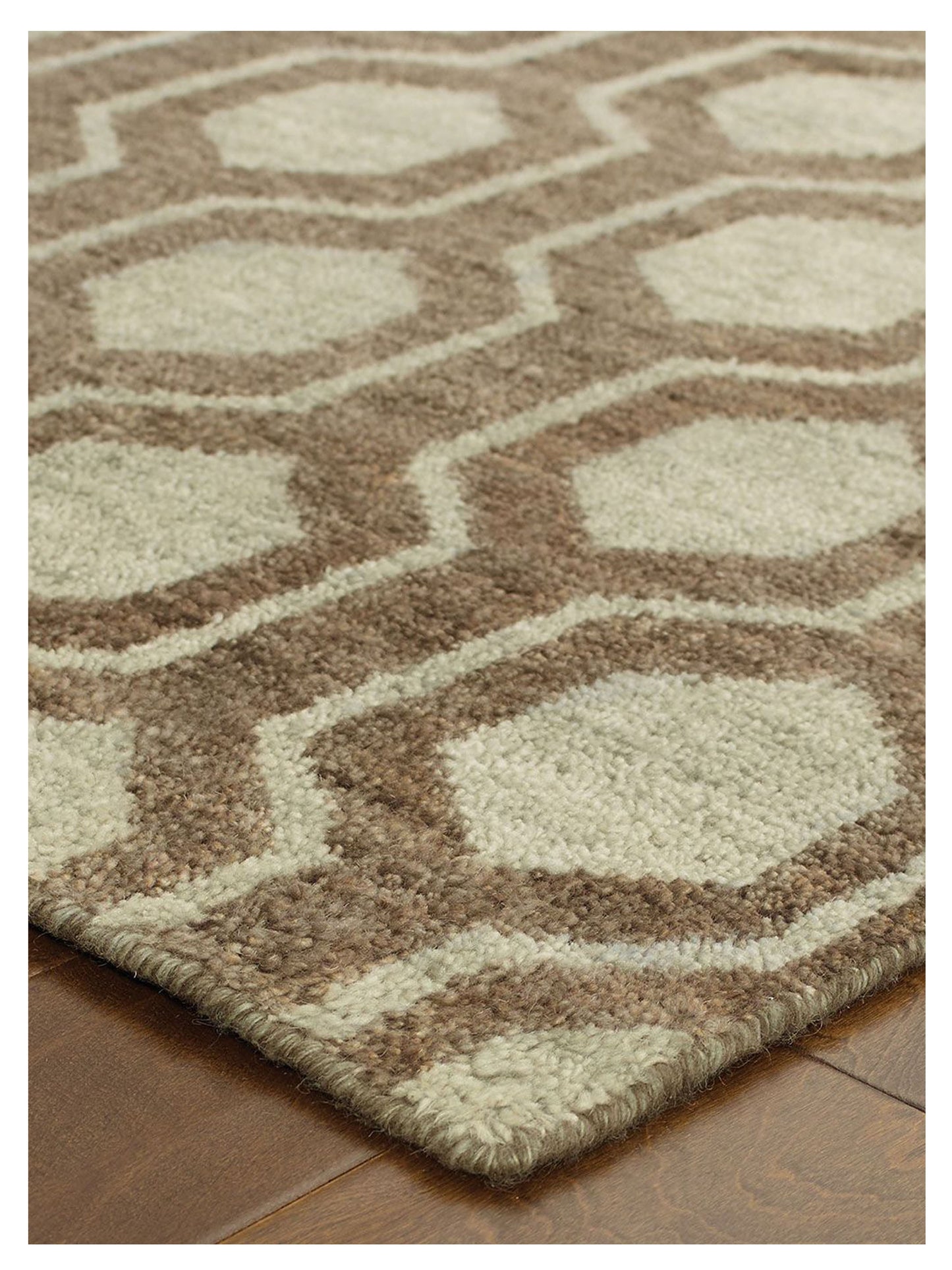 Oriental Weavers MADDOX 56504 Brown Blue Tommy Bahama Knotted Rug