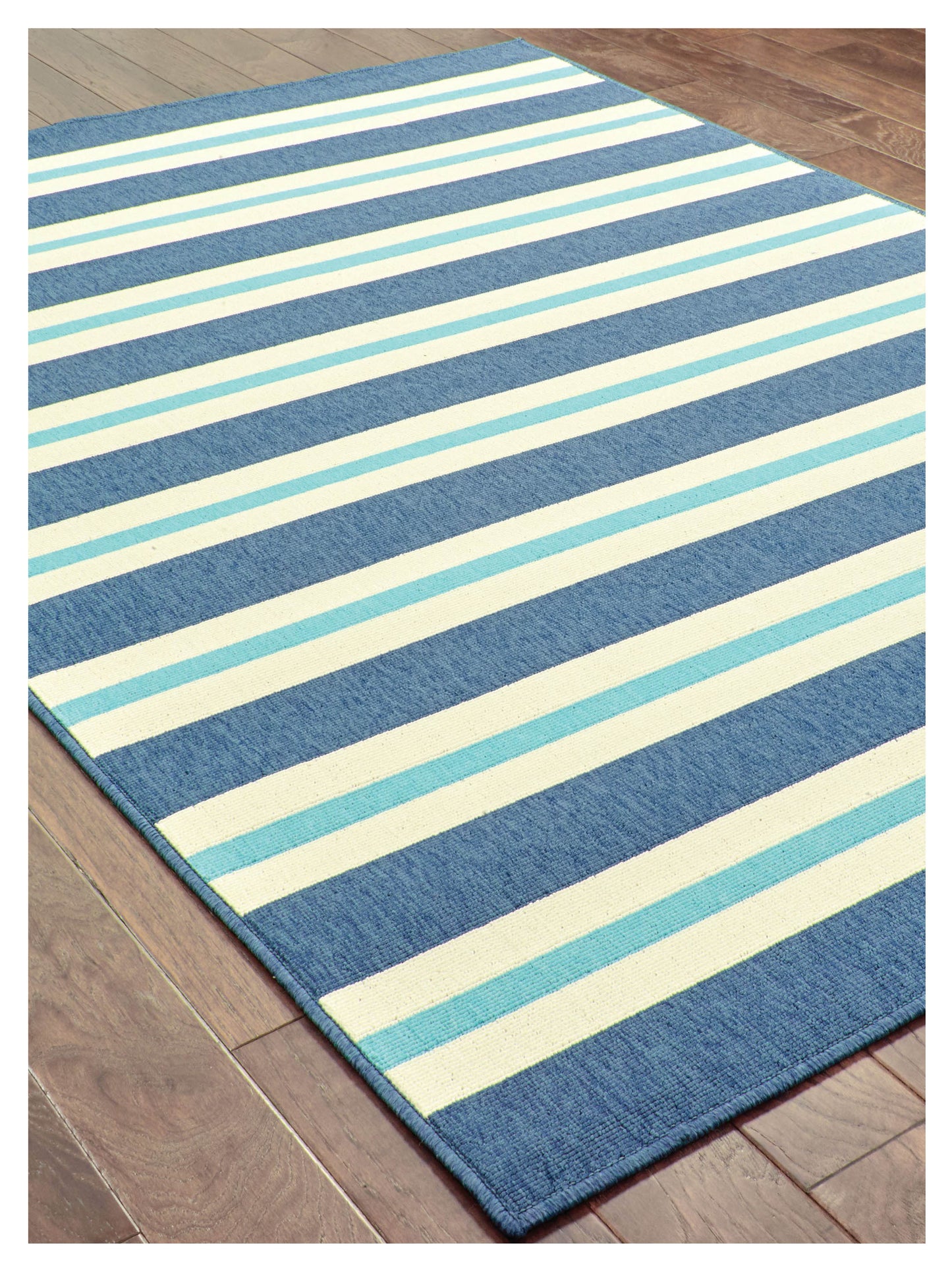 Oriental Weavers MERIDIAN 5701B Blue Ivory Outdoor Machinemade Rug