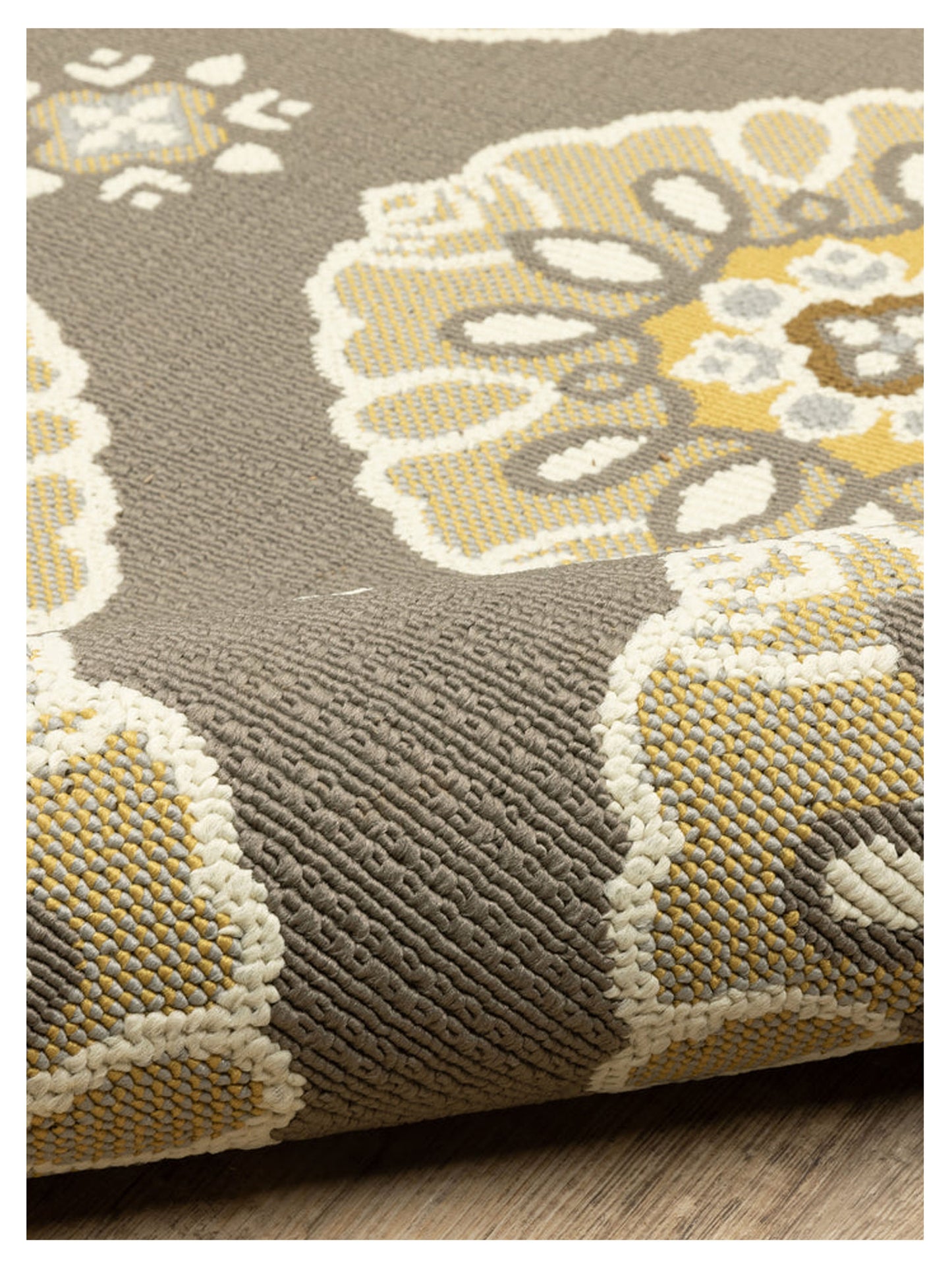 Oriental Weavers Bali 5863N Grey Gold Outdoor Woven Rug