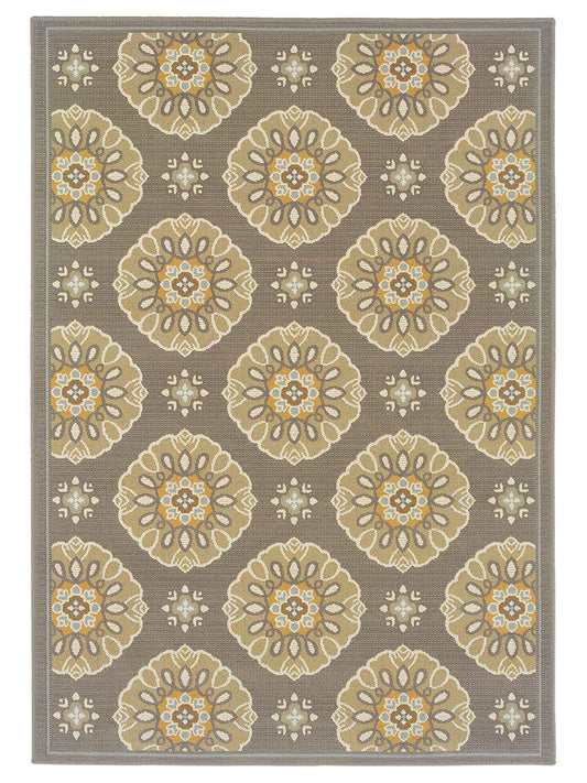 Oriental Weavers Bali 5863N Grey Outdoor Woven Rug