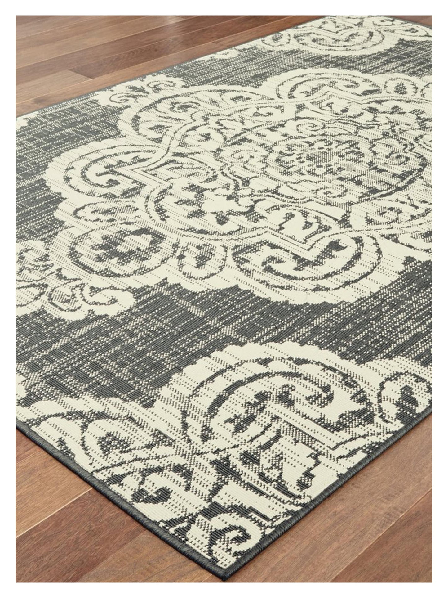 Oriental Weavers MARINA 5929E Grey Ivory Outdoor Machinemade Rug