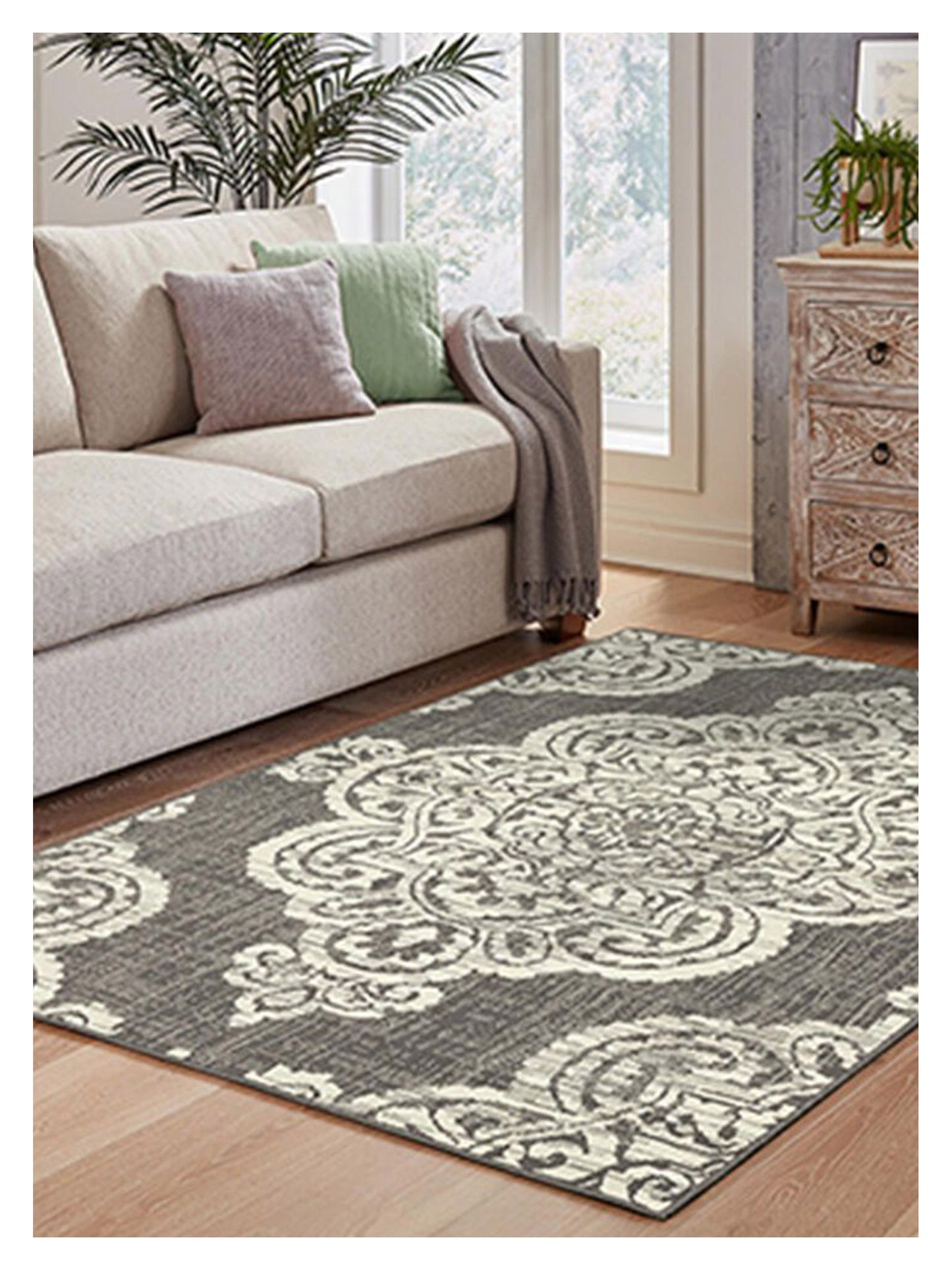 Oriental Weavers MARINA 5929E Grey Ivory Outdoor Machinemade Rug