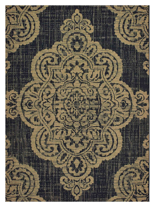 Oriental Weavers MARINA 5929K Black Outdoor Machinemade Rug