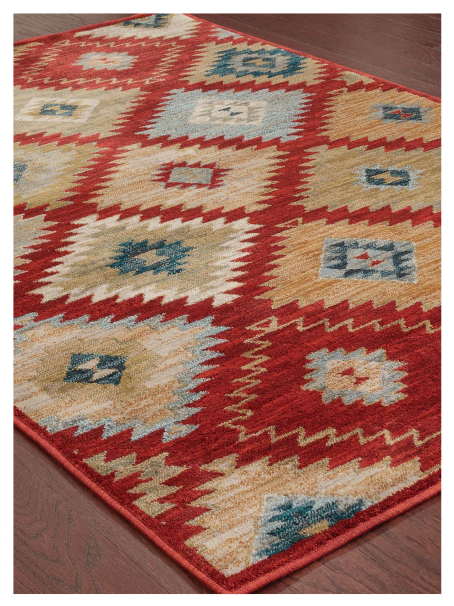 Oriental Weavers SEDONA 5936D Red Multi Casual Machinemade Rug