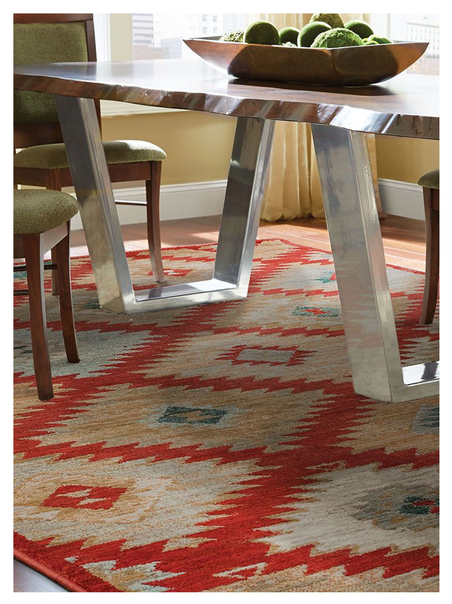 Oriental Weavers SEDONA 5936D Red Multi Casual Machinemade Rug