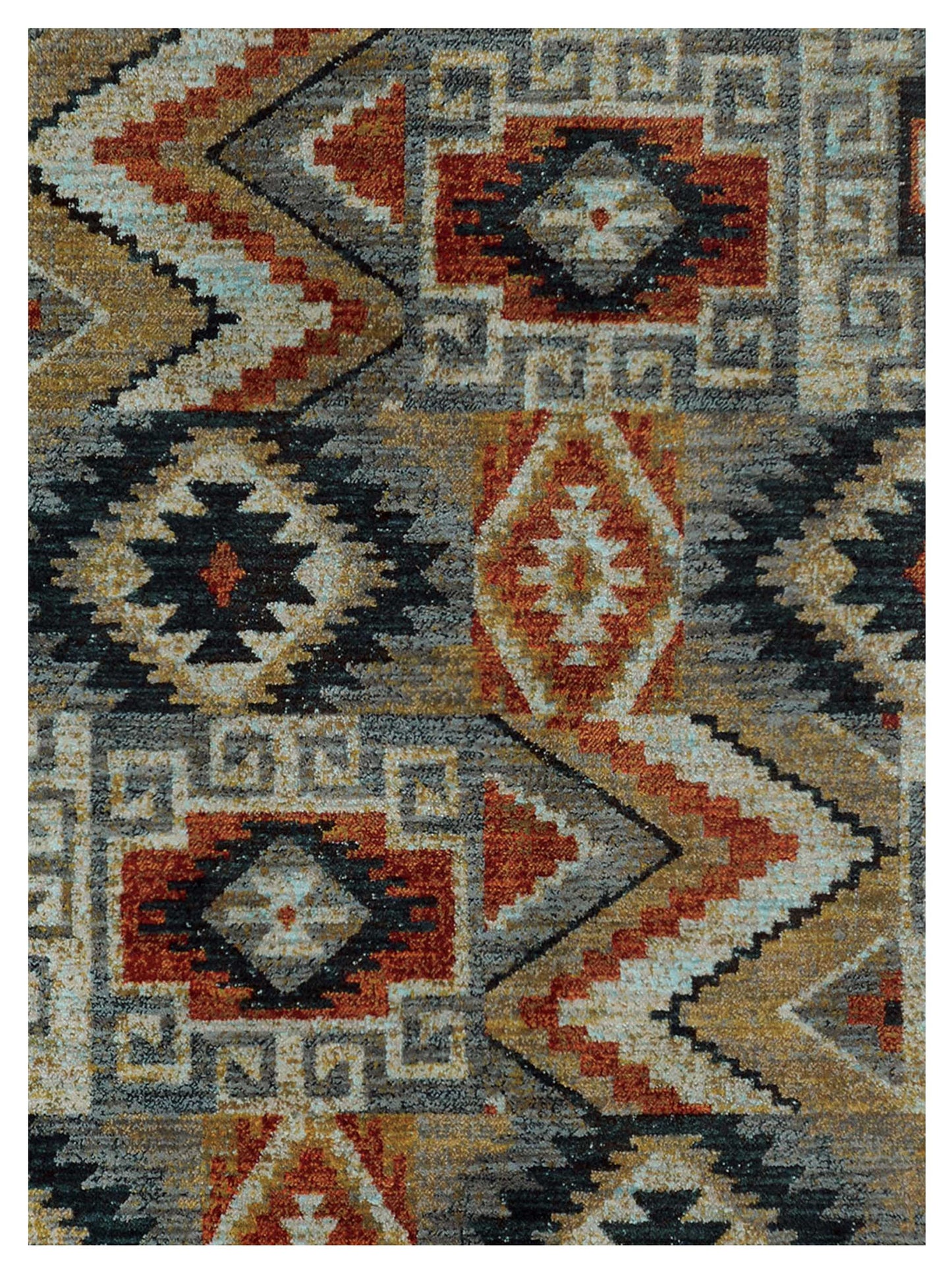 Oriental Weavers SEDONA 5937D Blue Multi Casual Machinemade Rug