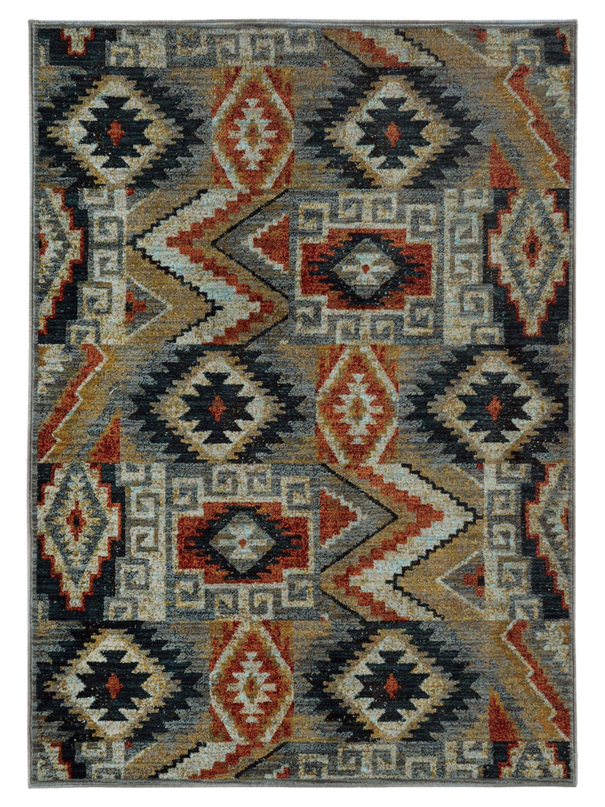 Oriental Weavers SEDONA 5937D Blue Casual Machinemade Rug