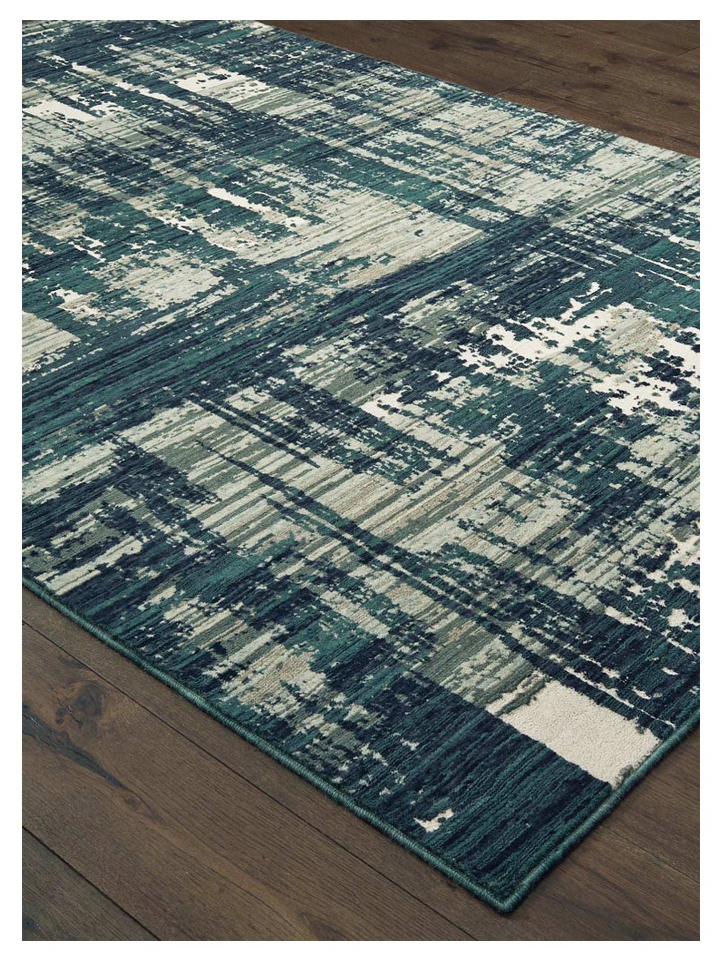 Oriental Weavers Montage 5990B Blue Grey Casual Machinemade Rug